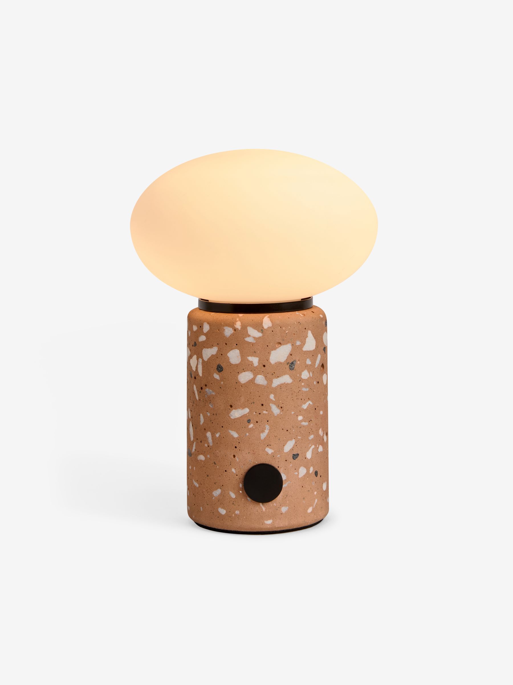 Mirissa Terazzo USB Wireless Table Lamp in Brown - Image 5 of 5