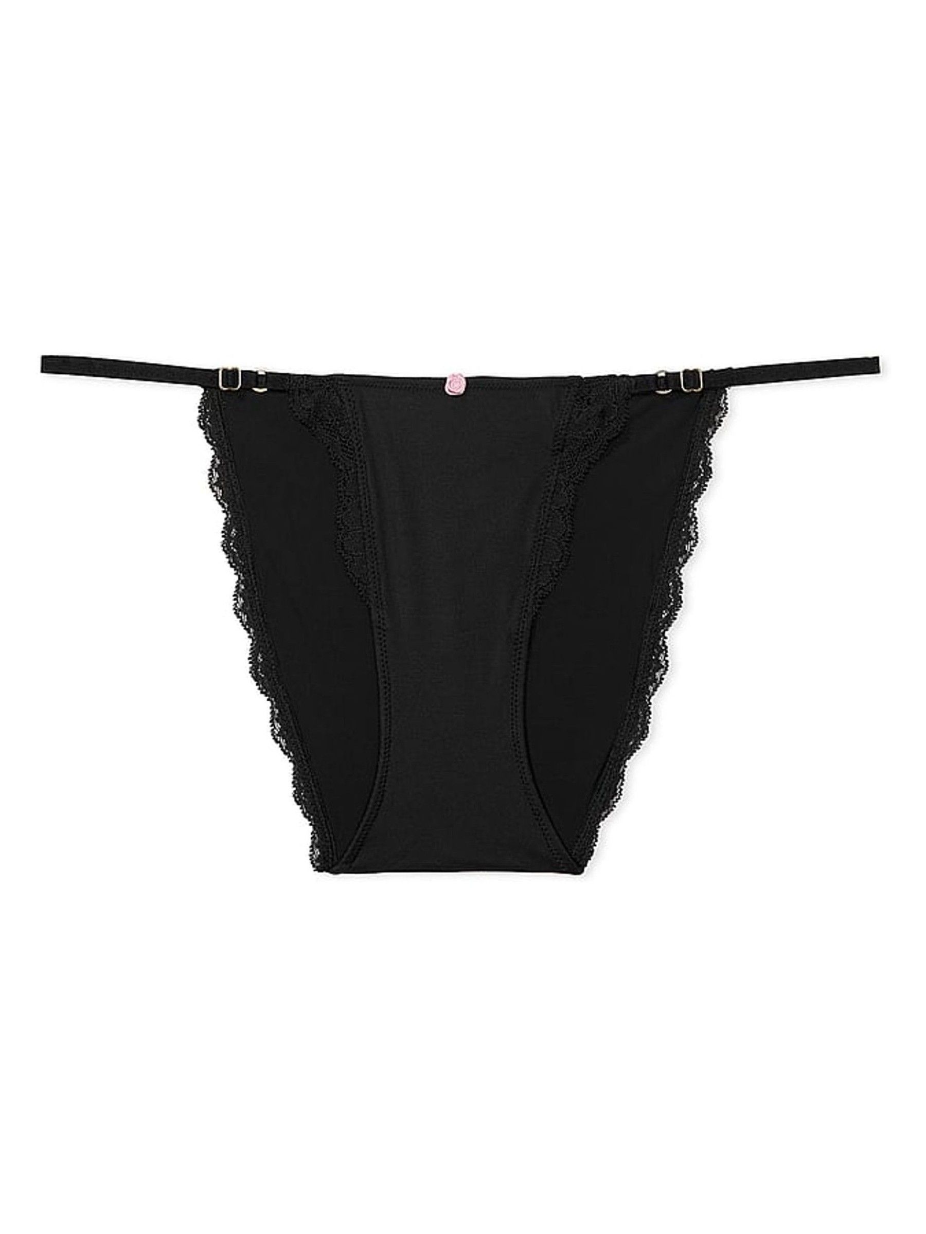 Black Lace Trim Bikini Knickers - Image 3 of 3