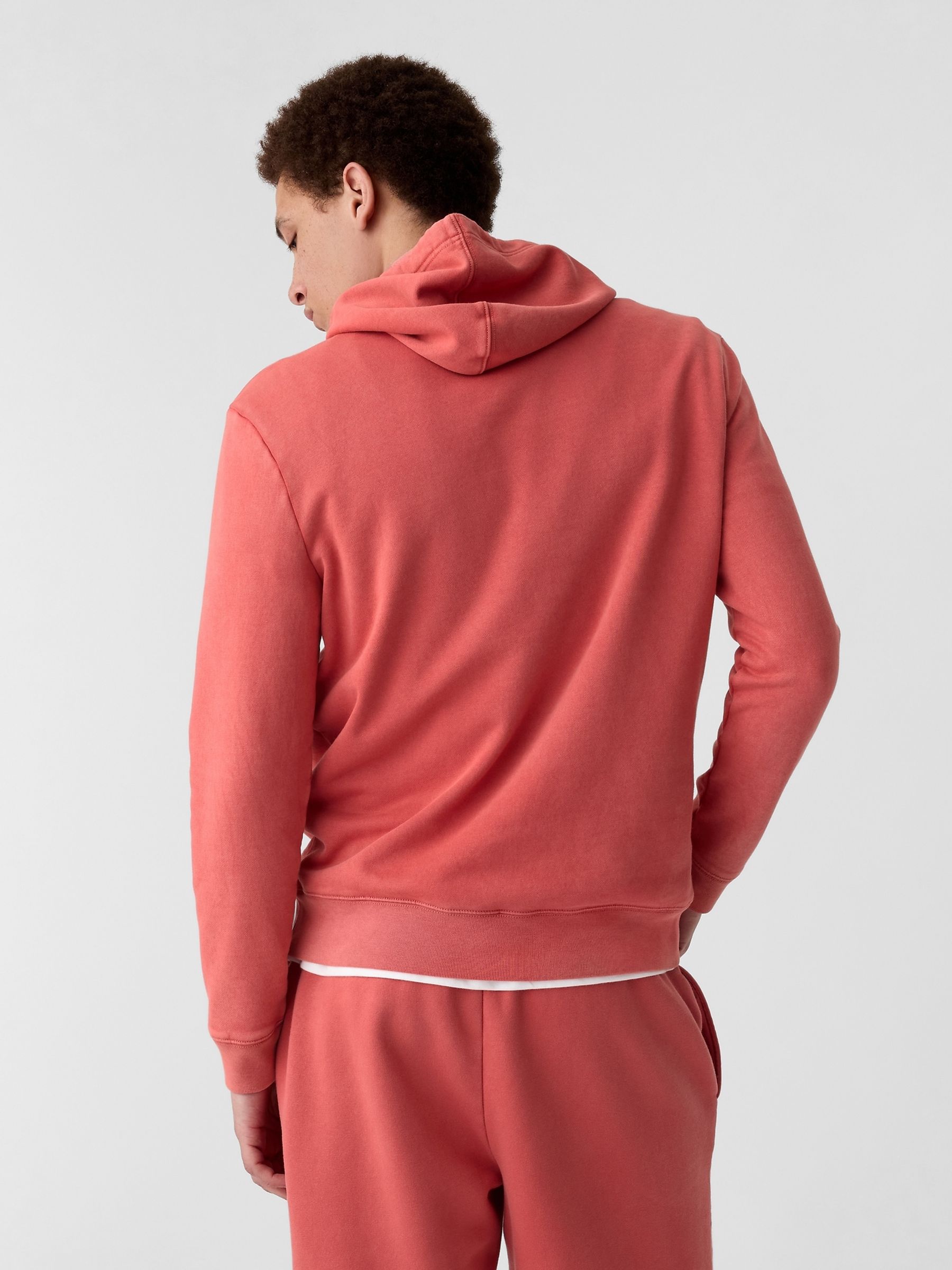 Orange Logo Overhead Hoodie - Image 2 of 4