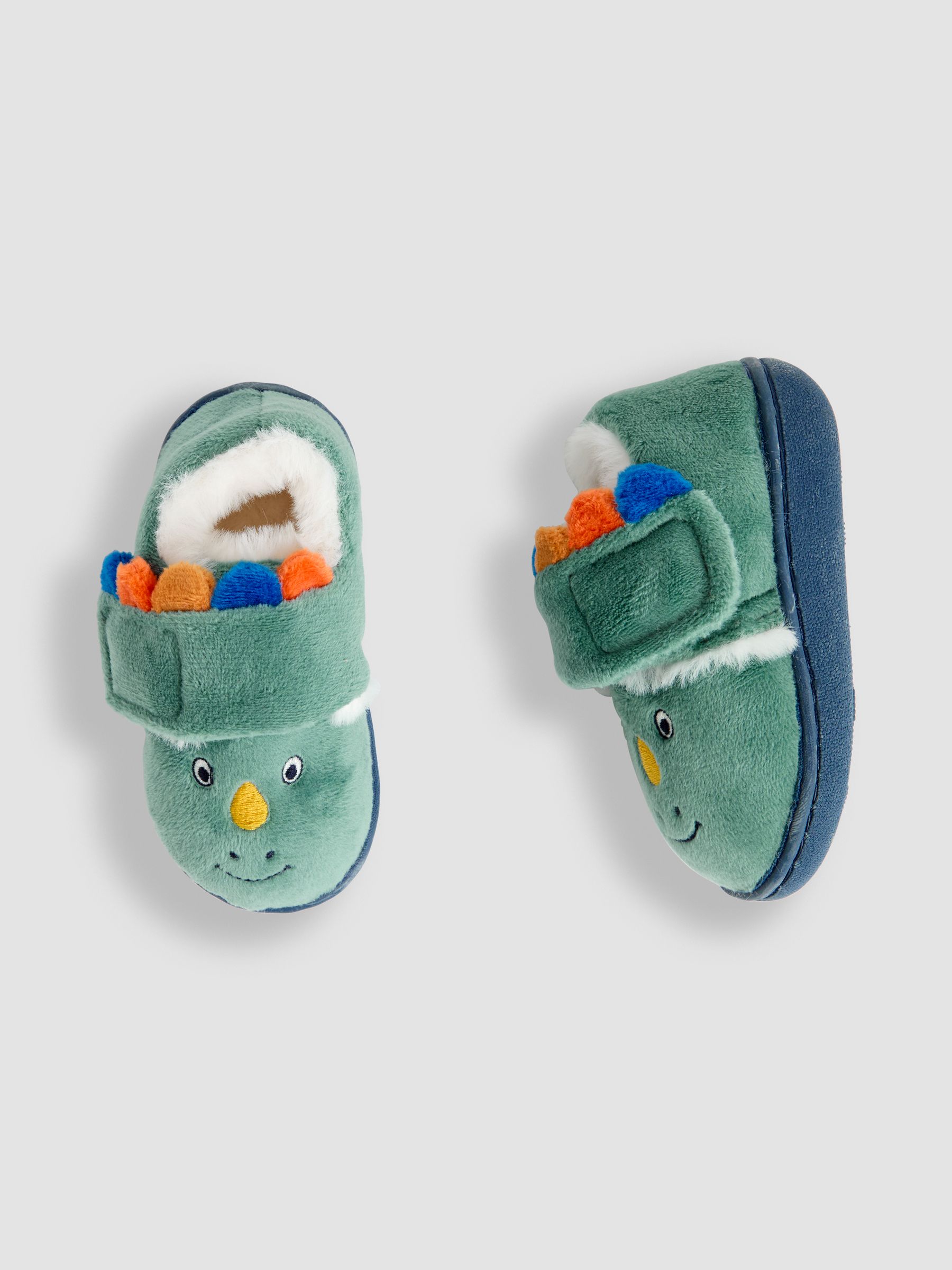 Green Dinosaur Print Slippers Shoes - Image 3 of 4