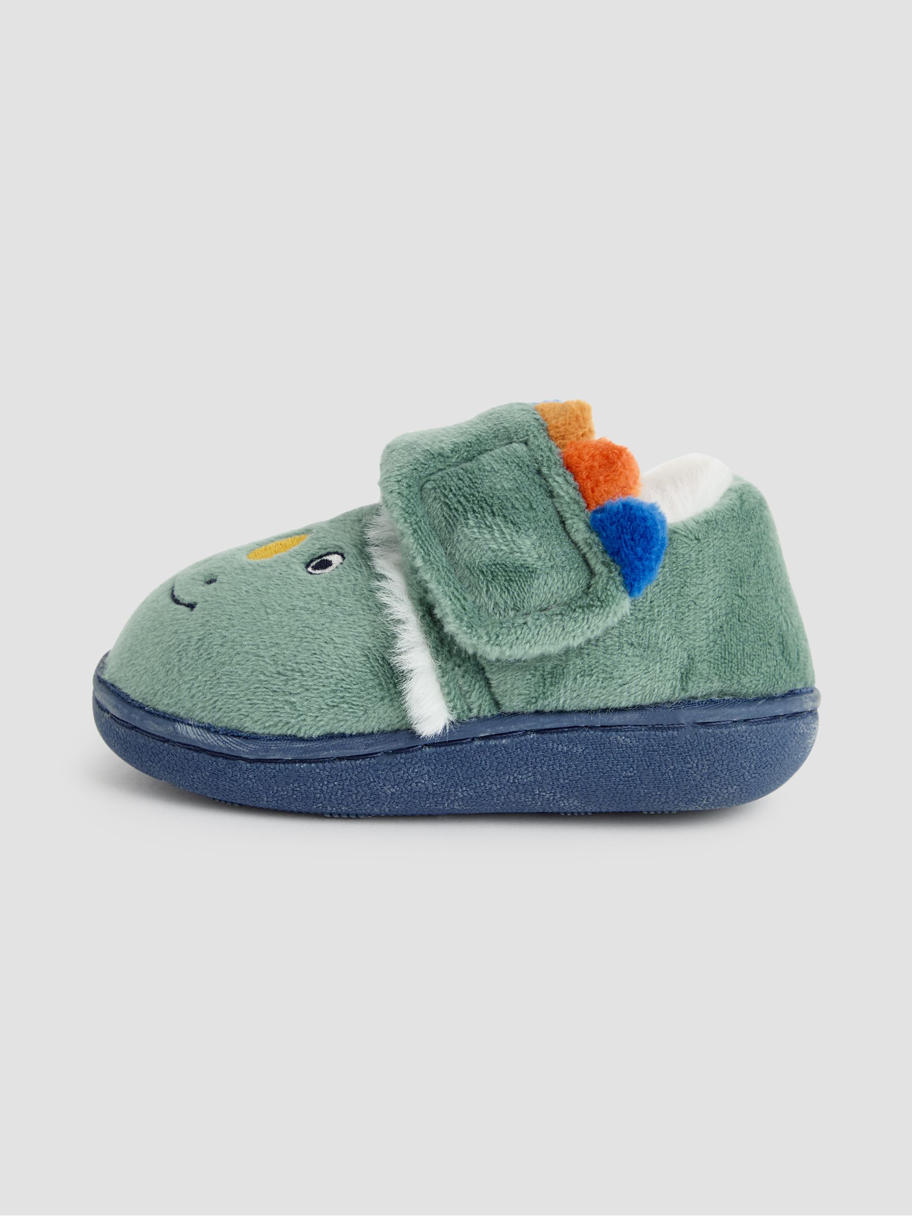 Green Dinosaur Print Slippers Shoes - Image 4 of 4