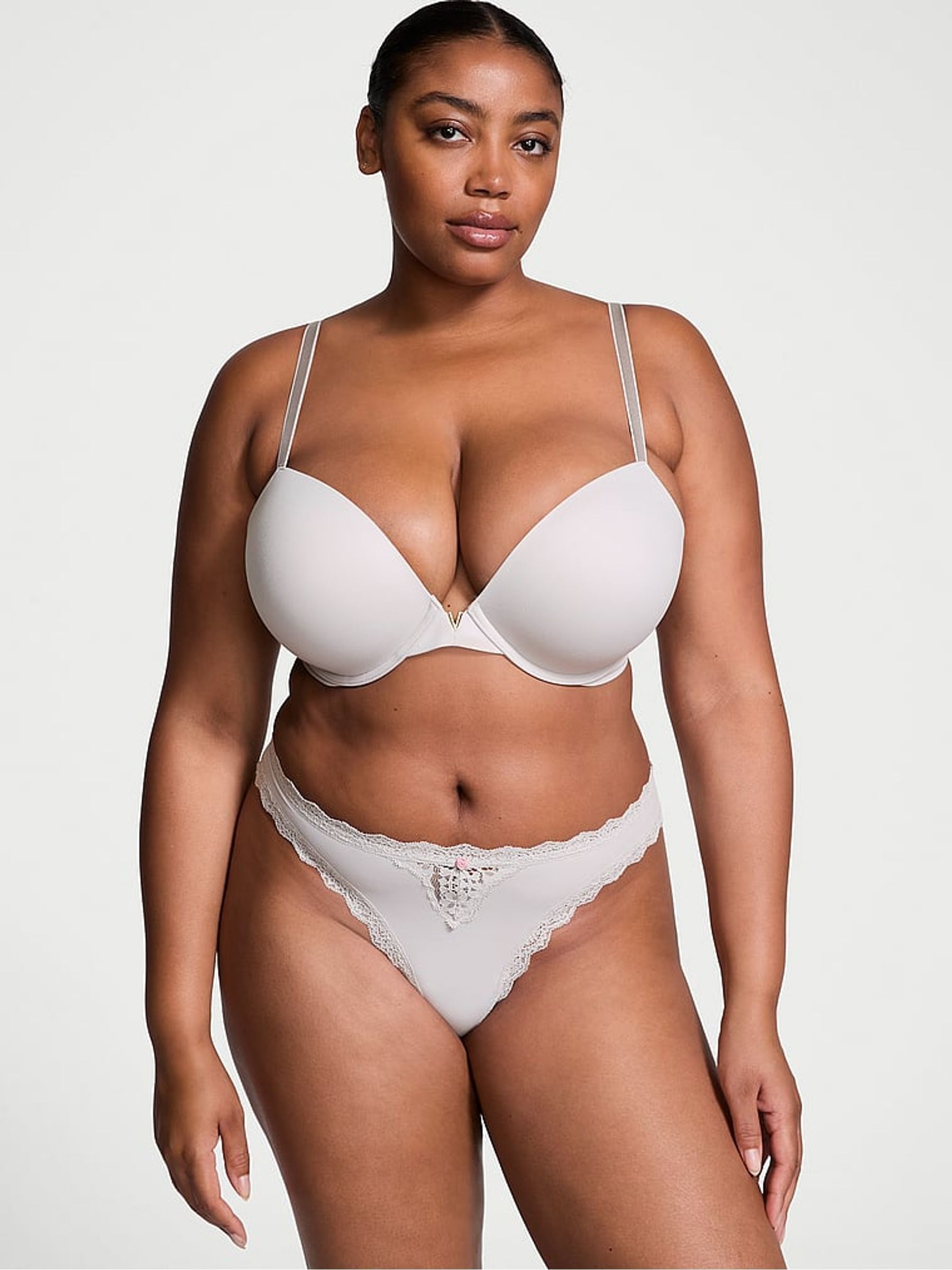 Silver Pearl Grey Push Up Bra - Image 3 of 4