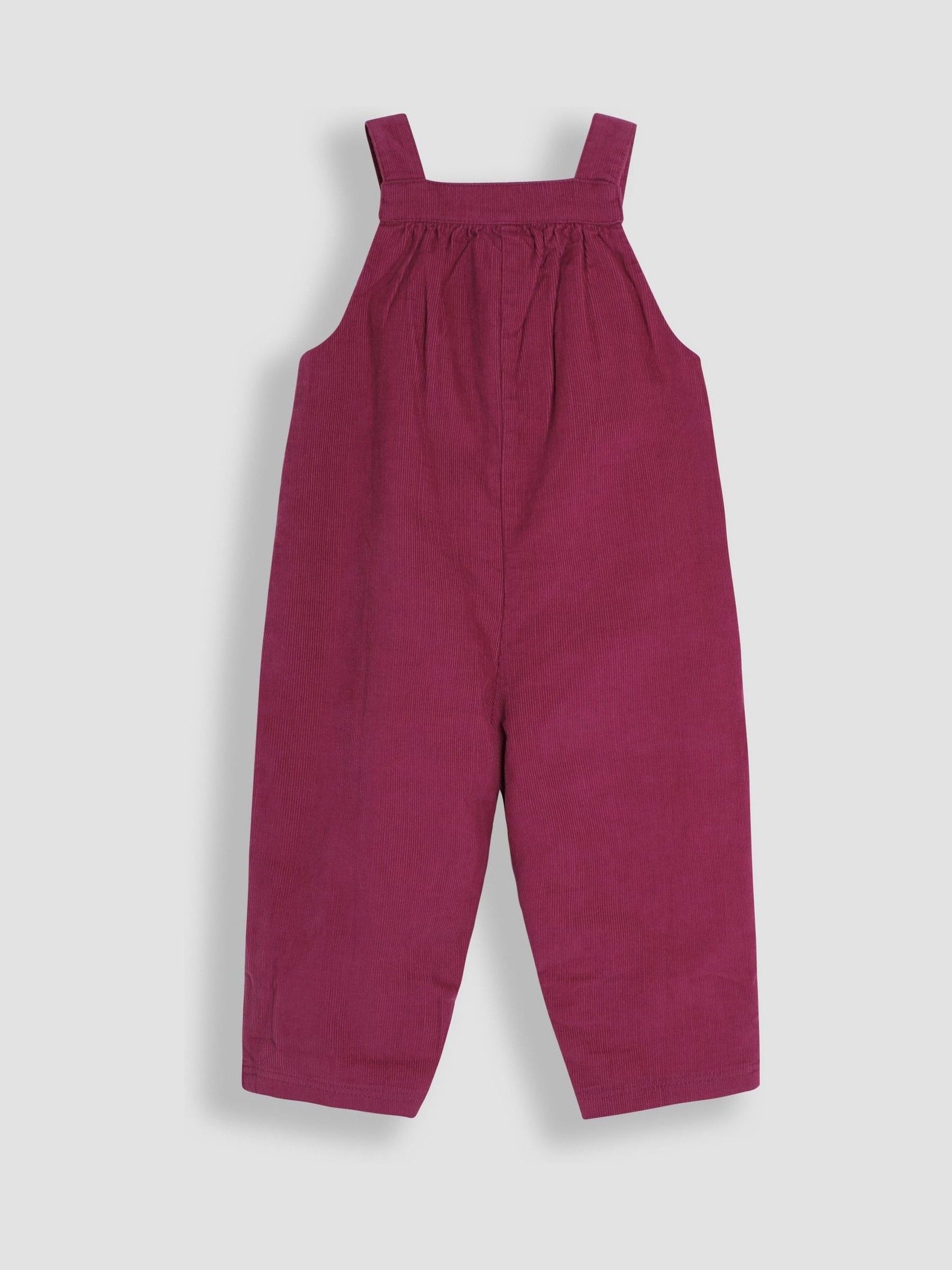 Raspberry Pink Cord Dungarees - Image 2 of 3