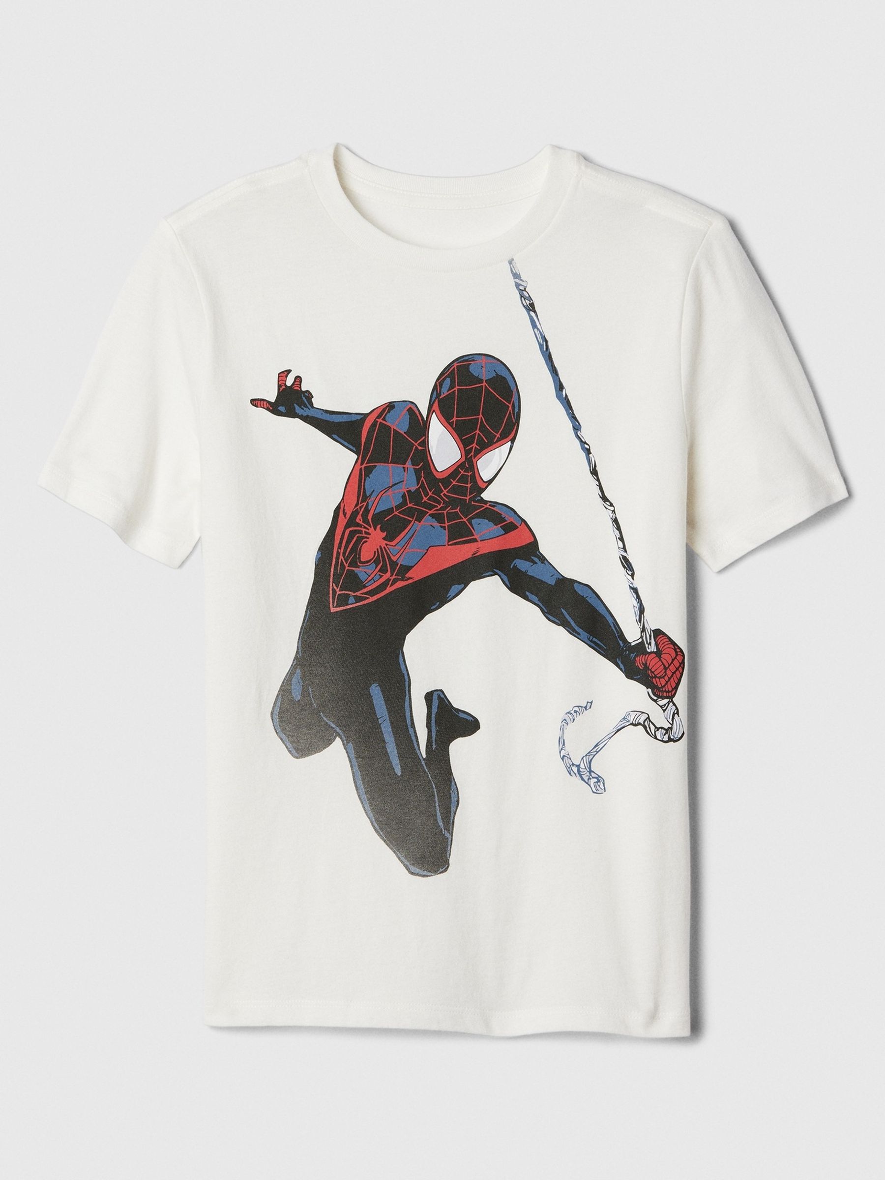 White Marvel Spider-Man Graphic Short Sleeve Crew Neck T-Shirt (4-13yrs) - Image 1 of 2