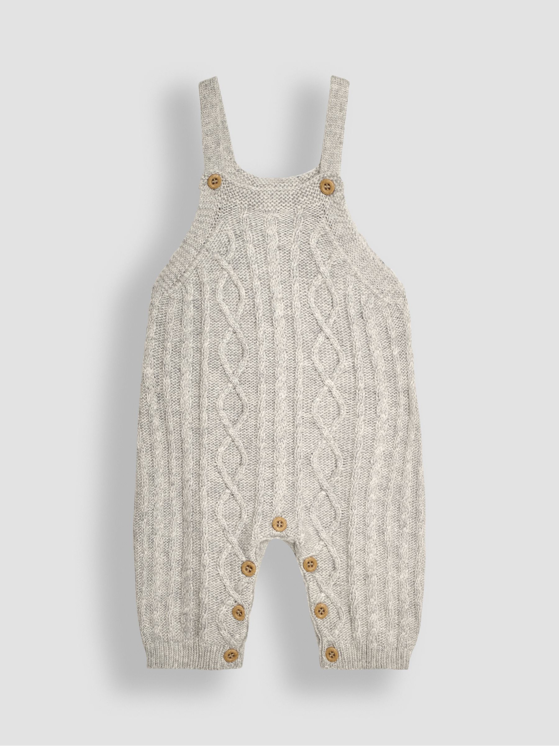 Grey Cable Knit Dungarees & Top Baby Set - Image 2 of 6