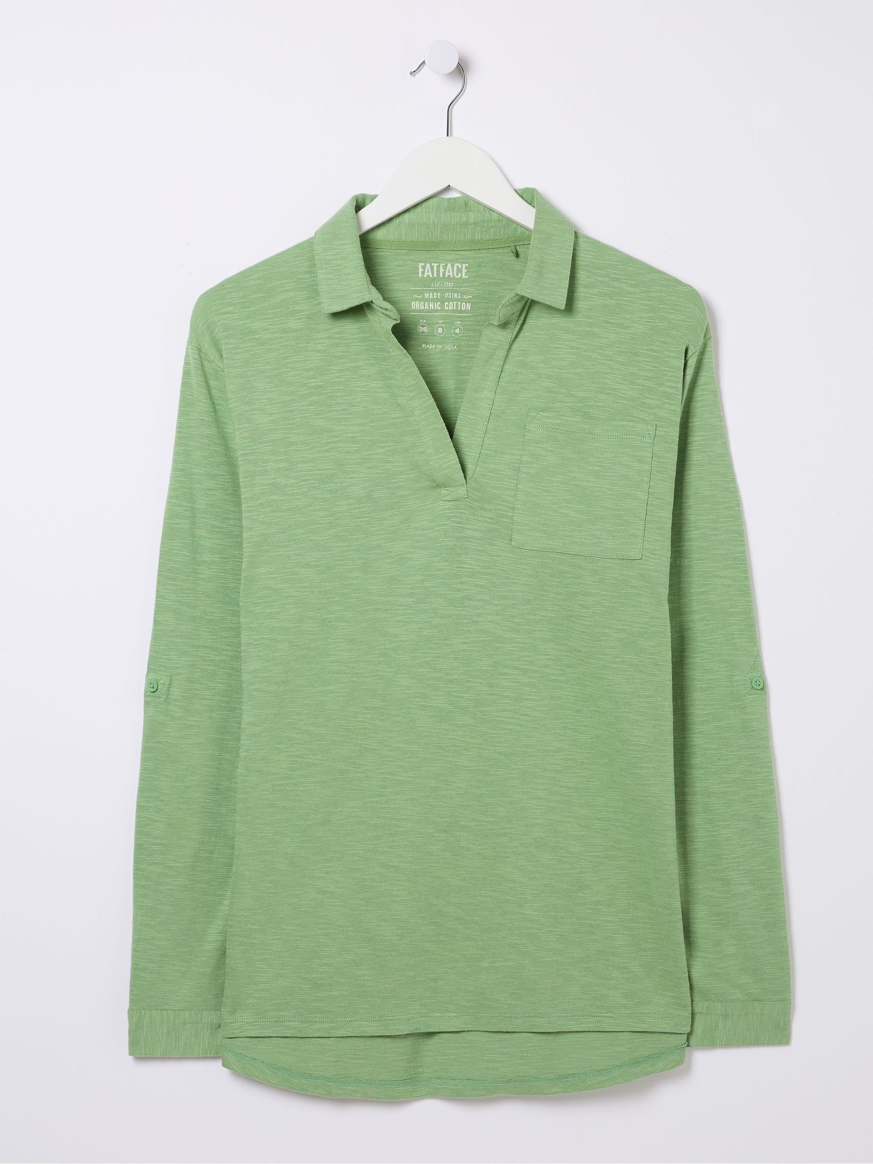 Paige Sage Green Jersey Shirt - Image 4 of 4