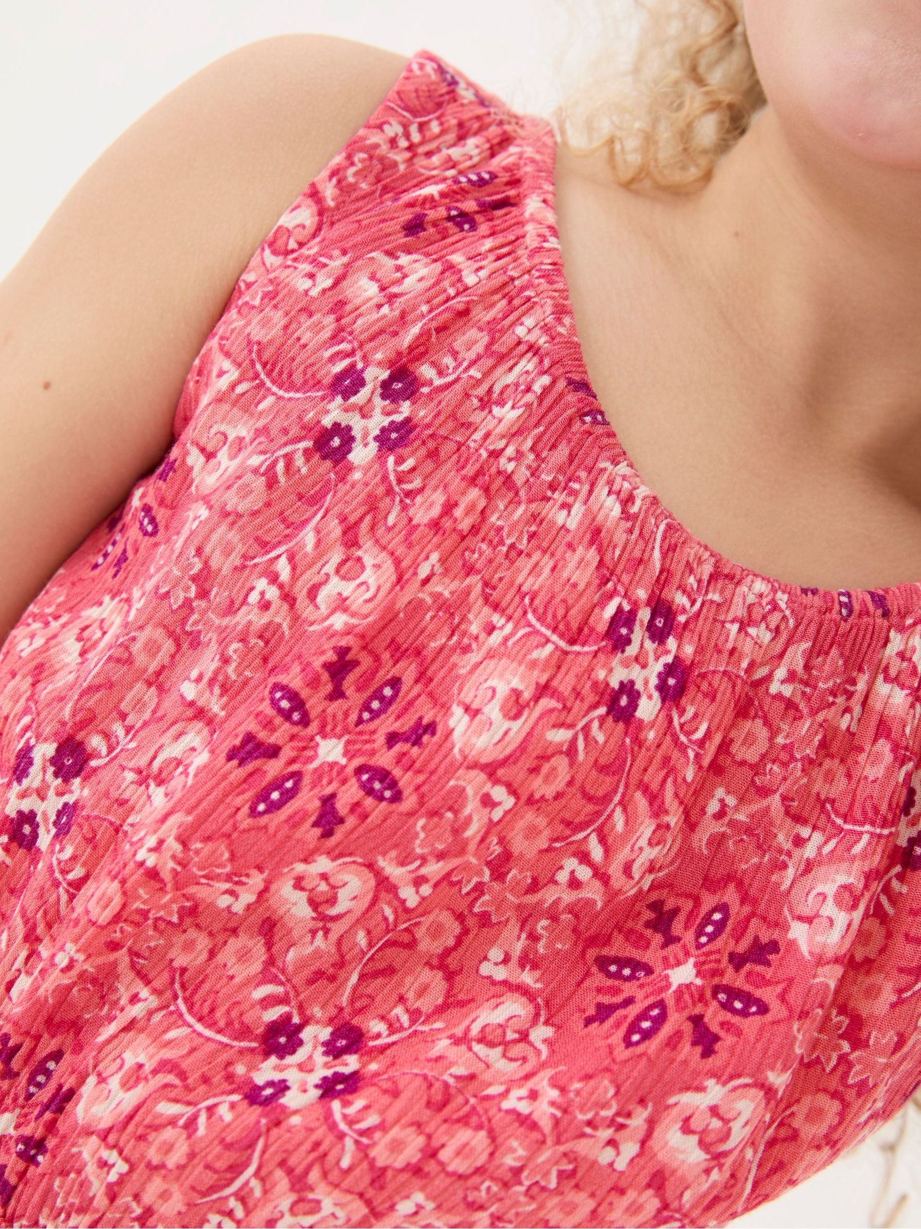 Amelia Pink Geo Playsuit - Image 4 of 5