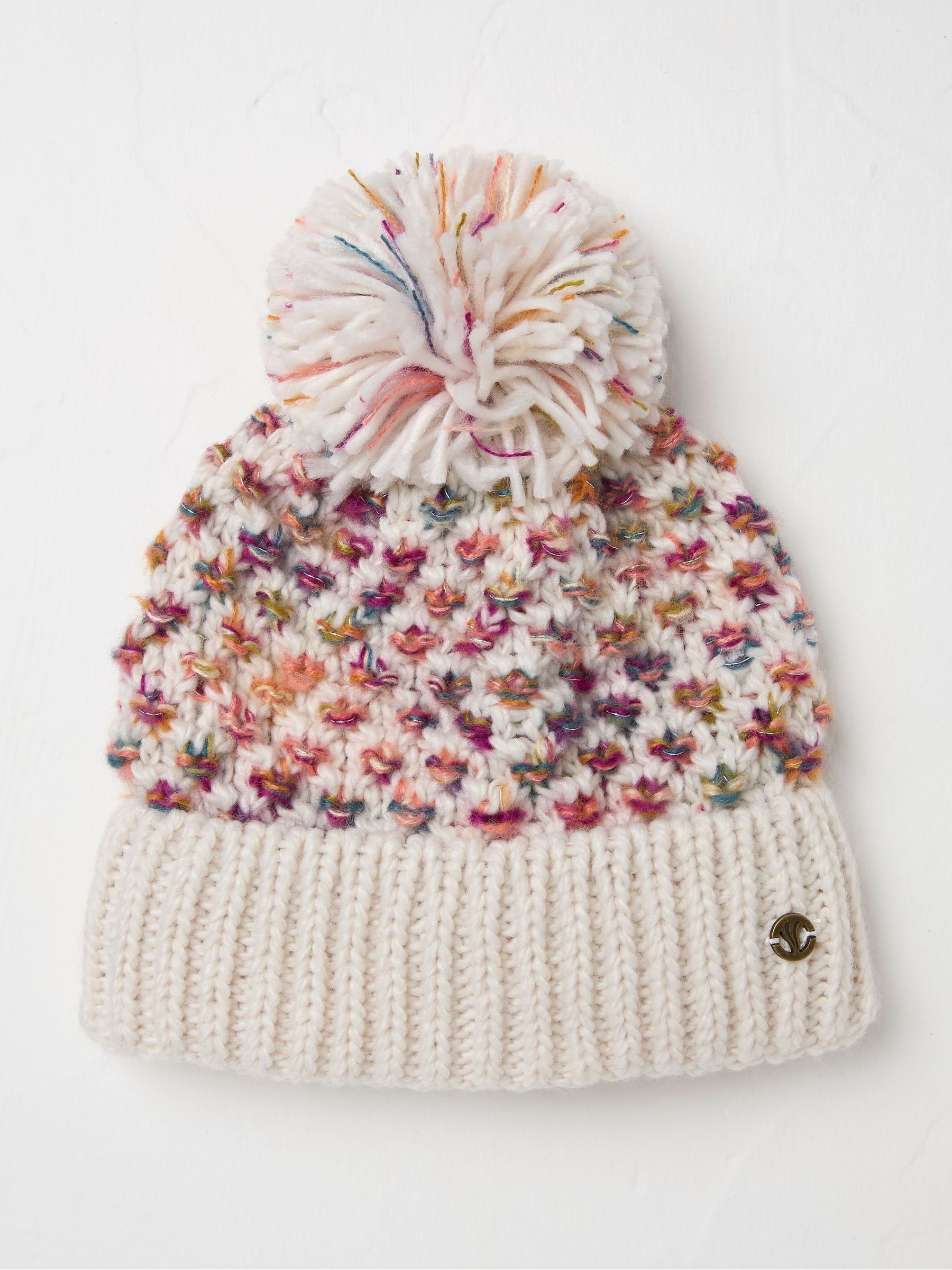 Ivory Spacedye Bobble Hat - Image 3 of 4