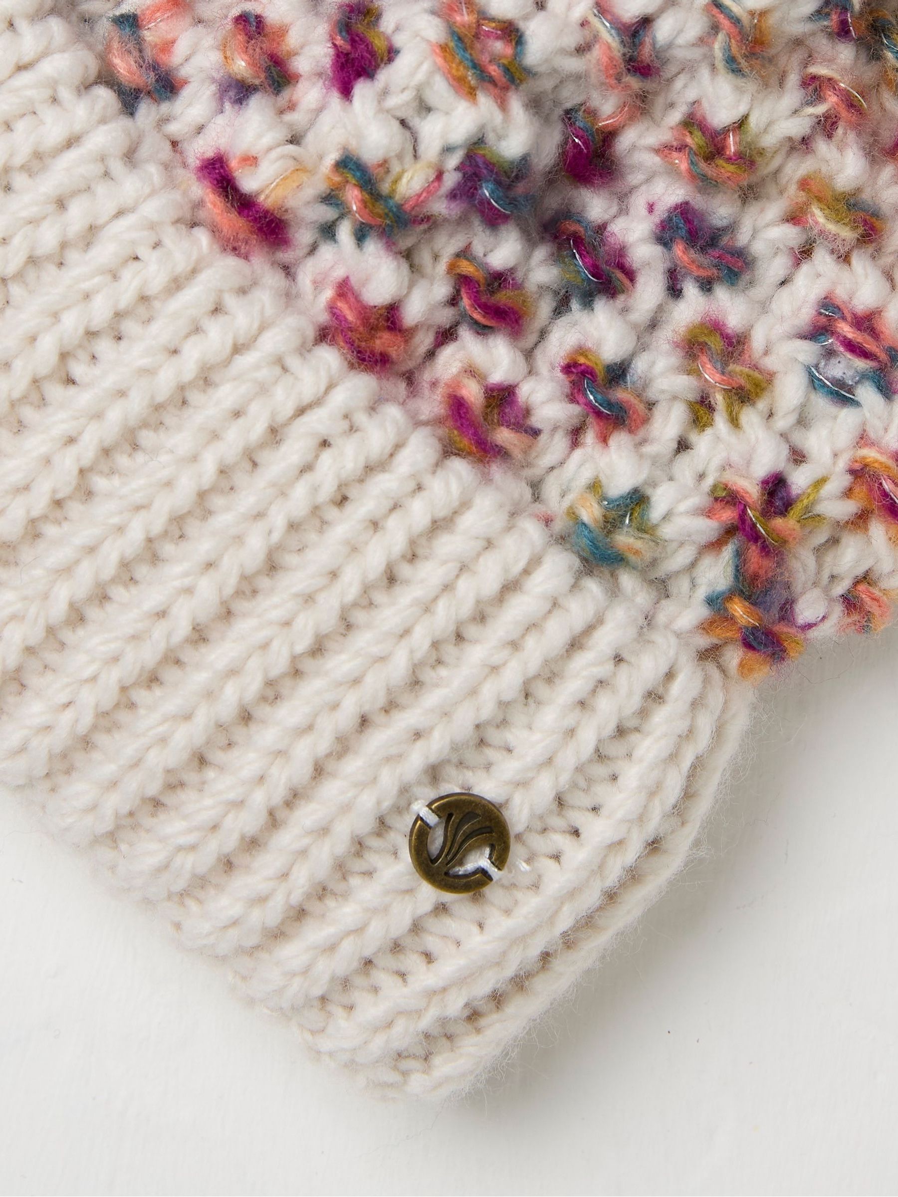 Ivory Spacedye Bobble Hat - Image 4 of 4