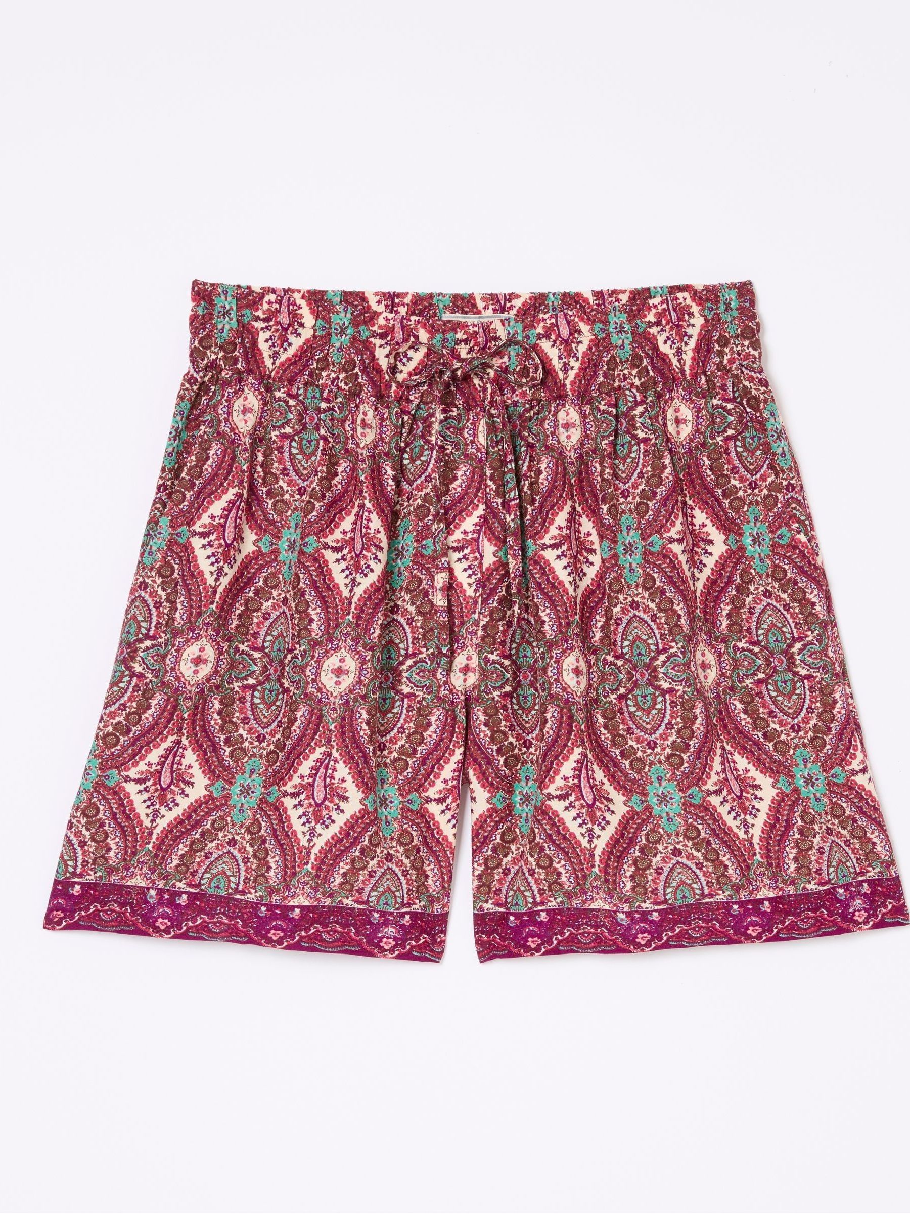 Flippy Purple Detail Paisley Shorts - Image 5 of 5