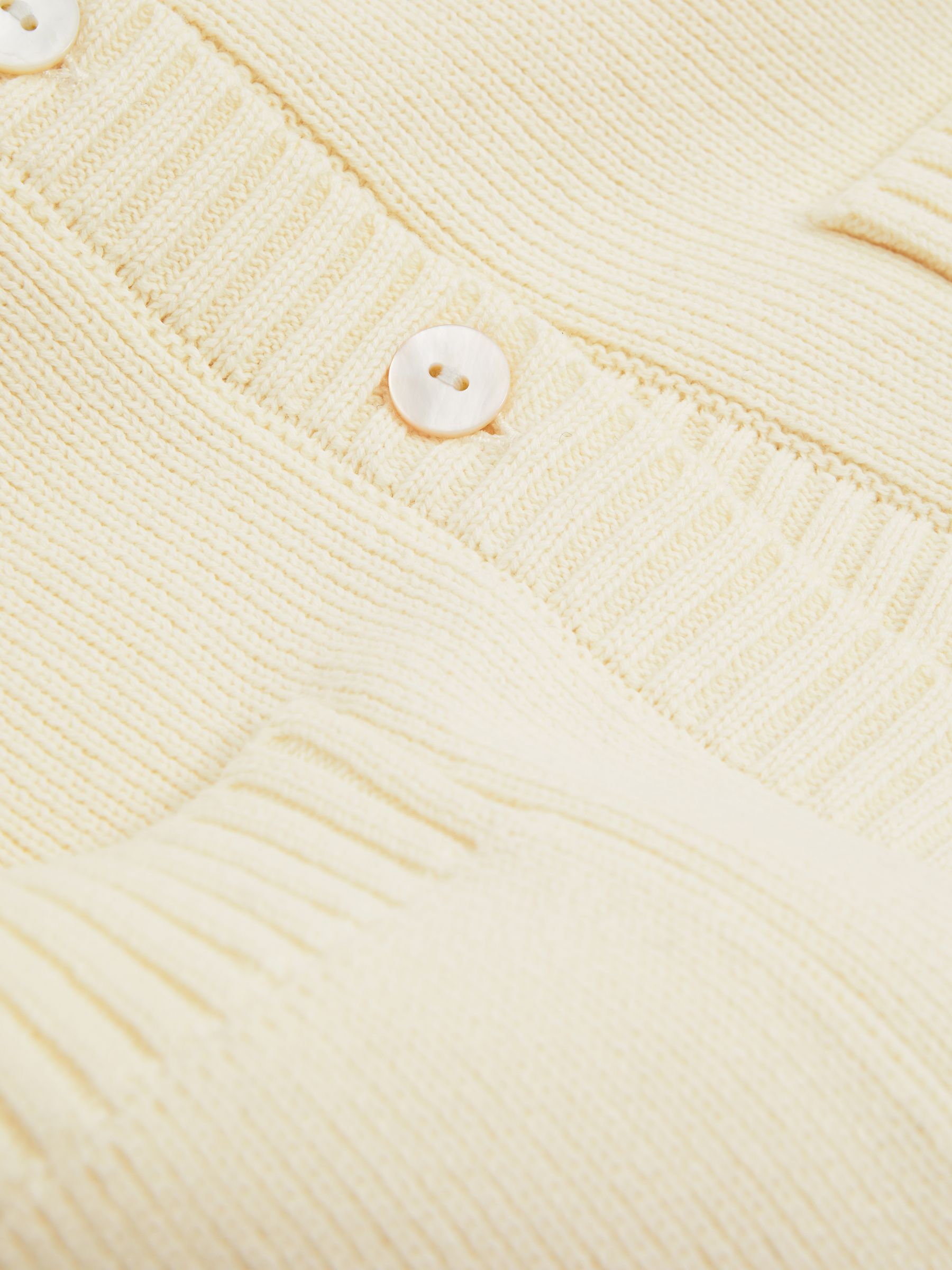 Codie White Anna Quan Knitted Cotton Sleeveless Cardigan - Image 6 of 6