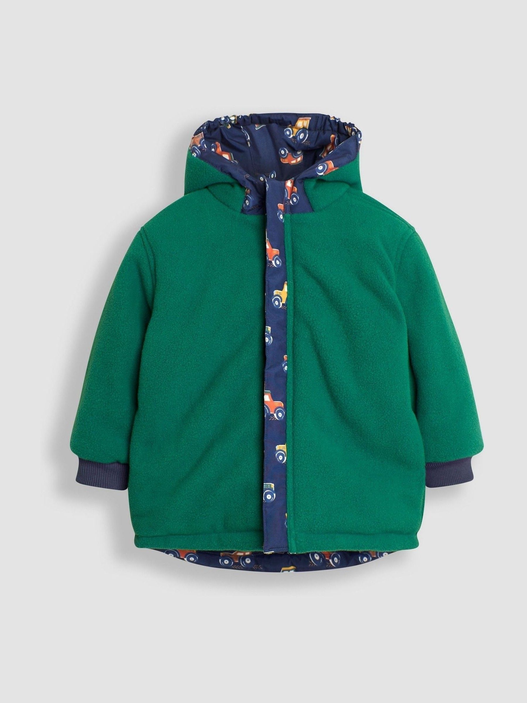 Navy Blue Tractor Fleece Lined Jacket - Image 2 of 6