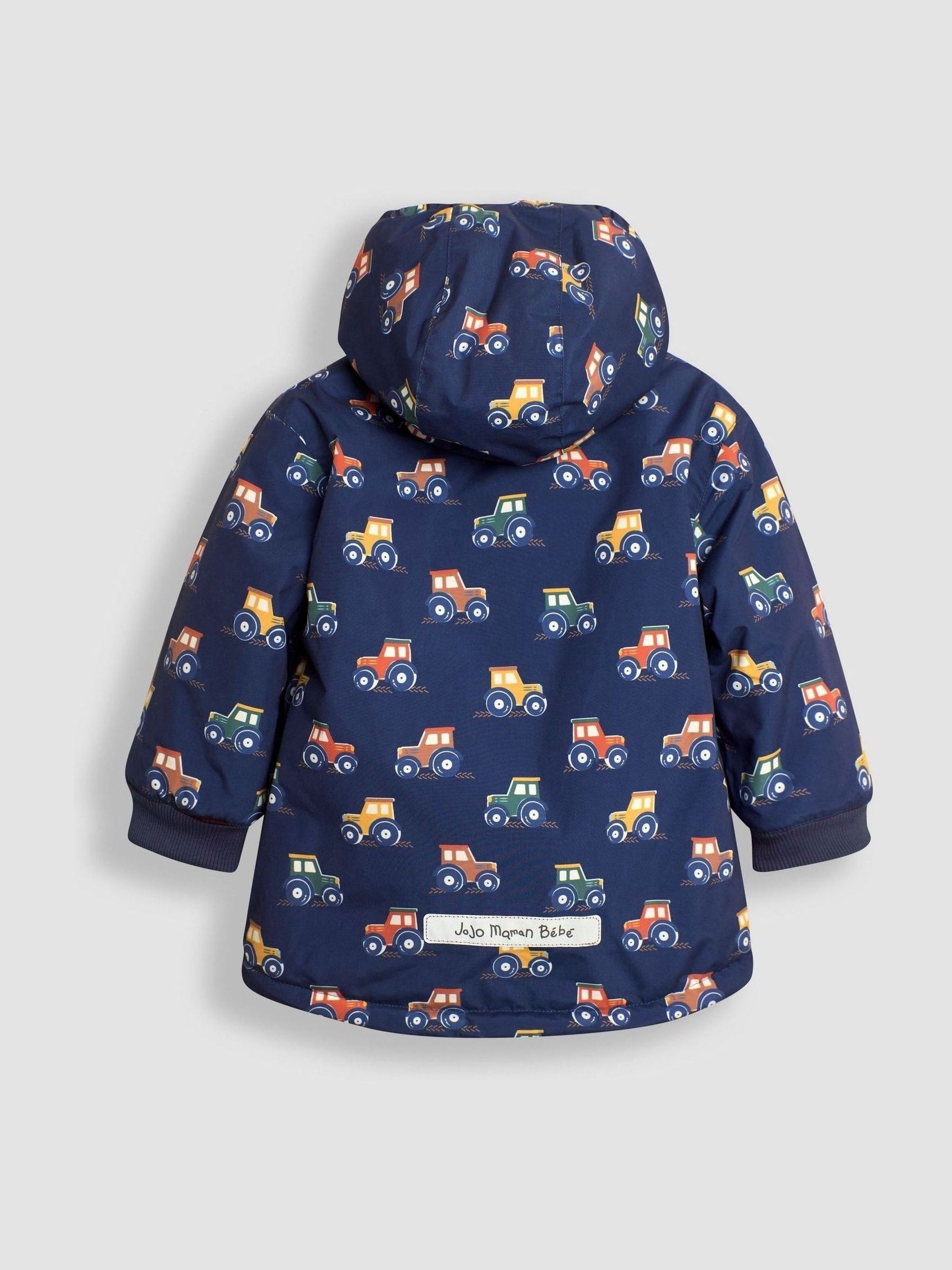 Navy Blue Tractor Fleece Lined Jacket - Image 5 of 6