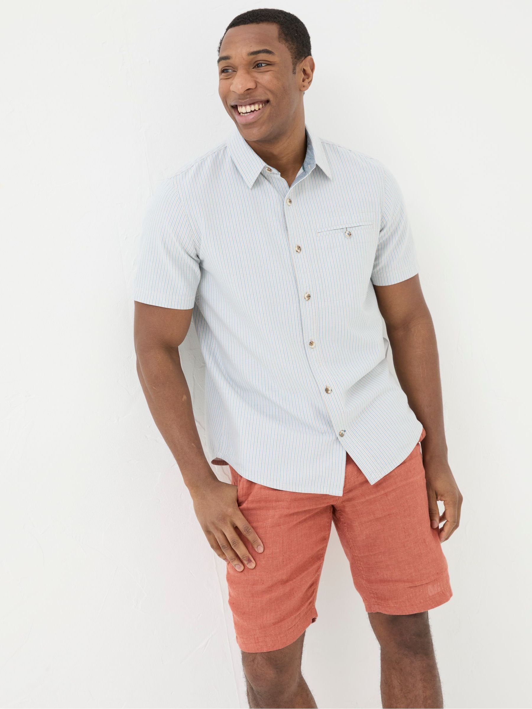 Whaley Blue Stripe Shirt - Image 1 of 5