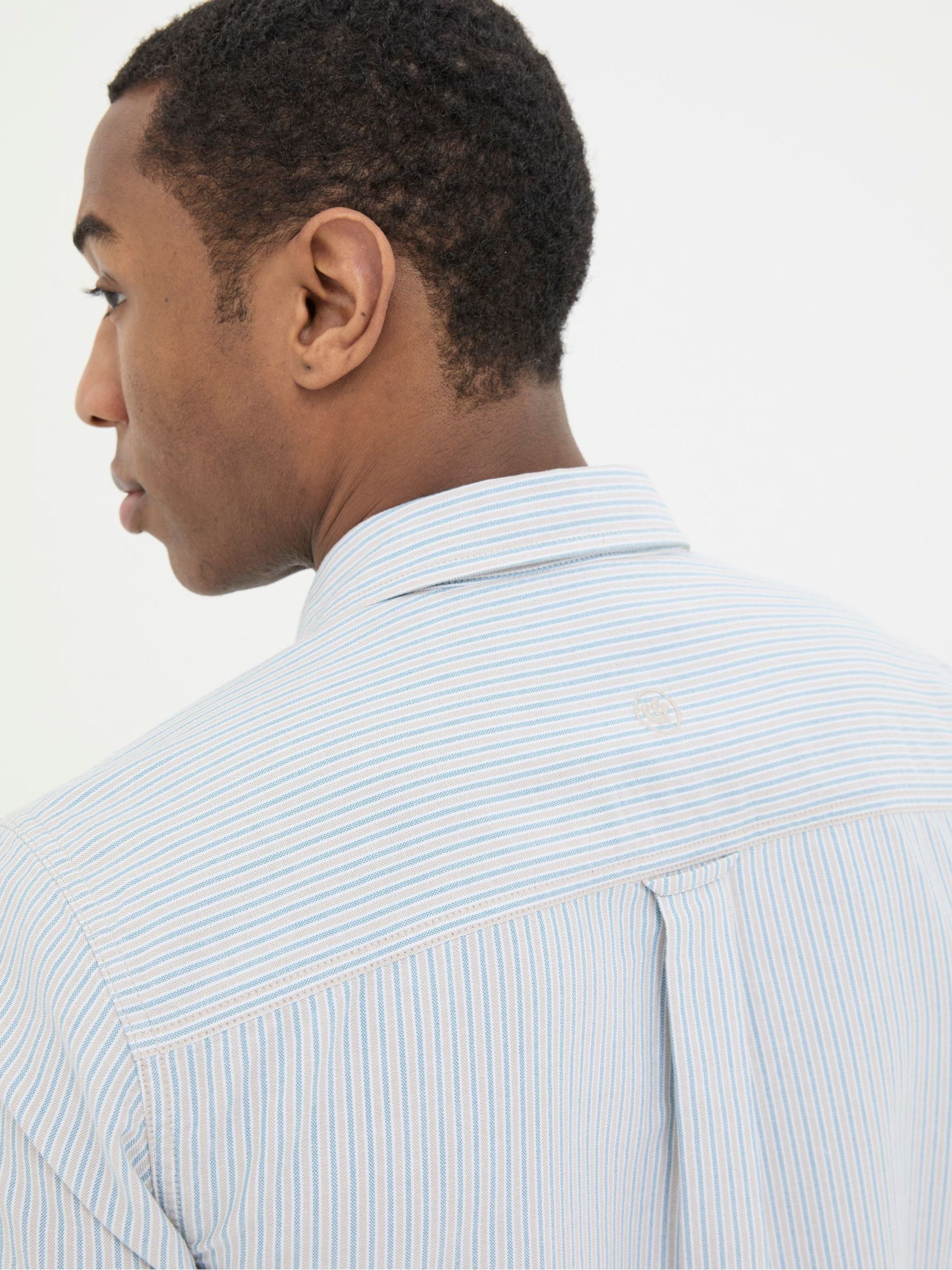 Whaley Blue Stripe Shirt - Image 4 of 5