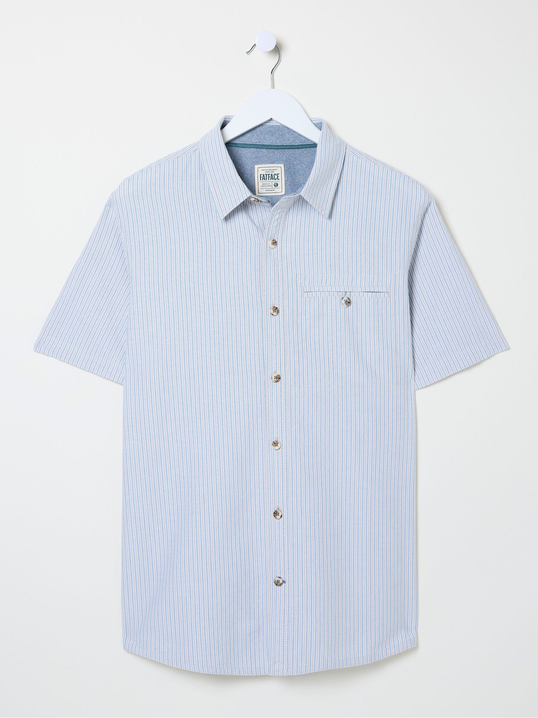 Whaley Blue Stripe Shirt - Image 5 of 5