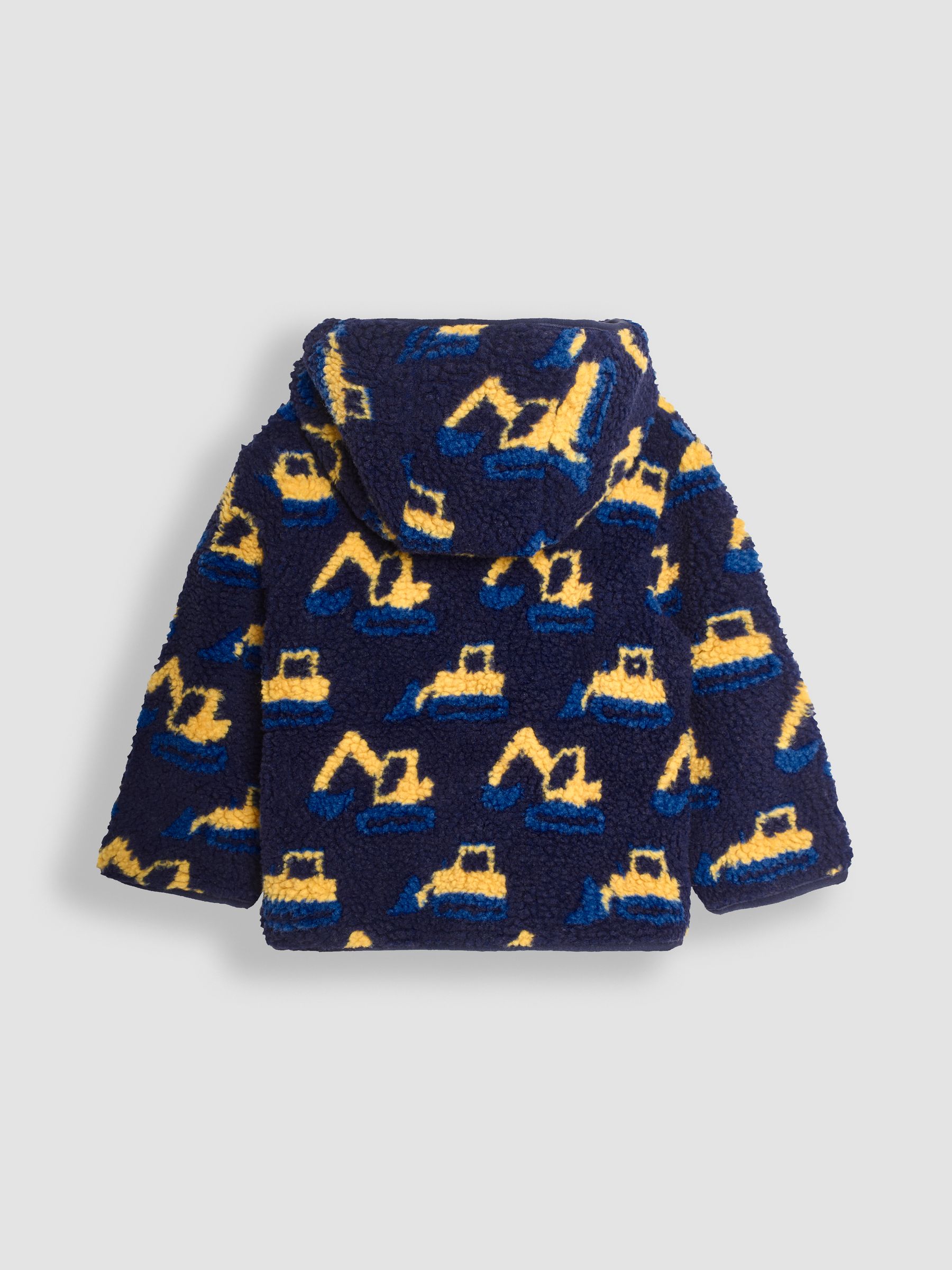Navy Blue Digger Lined Teddy Fleece - Image 2 of 3