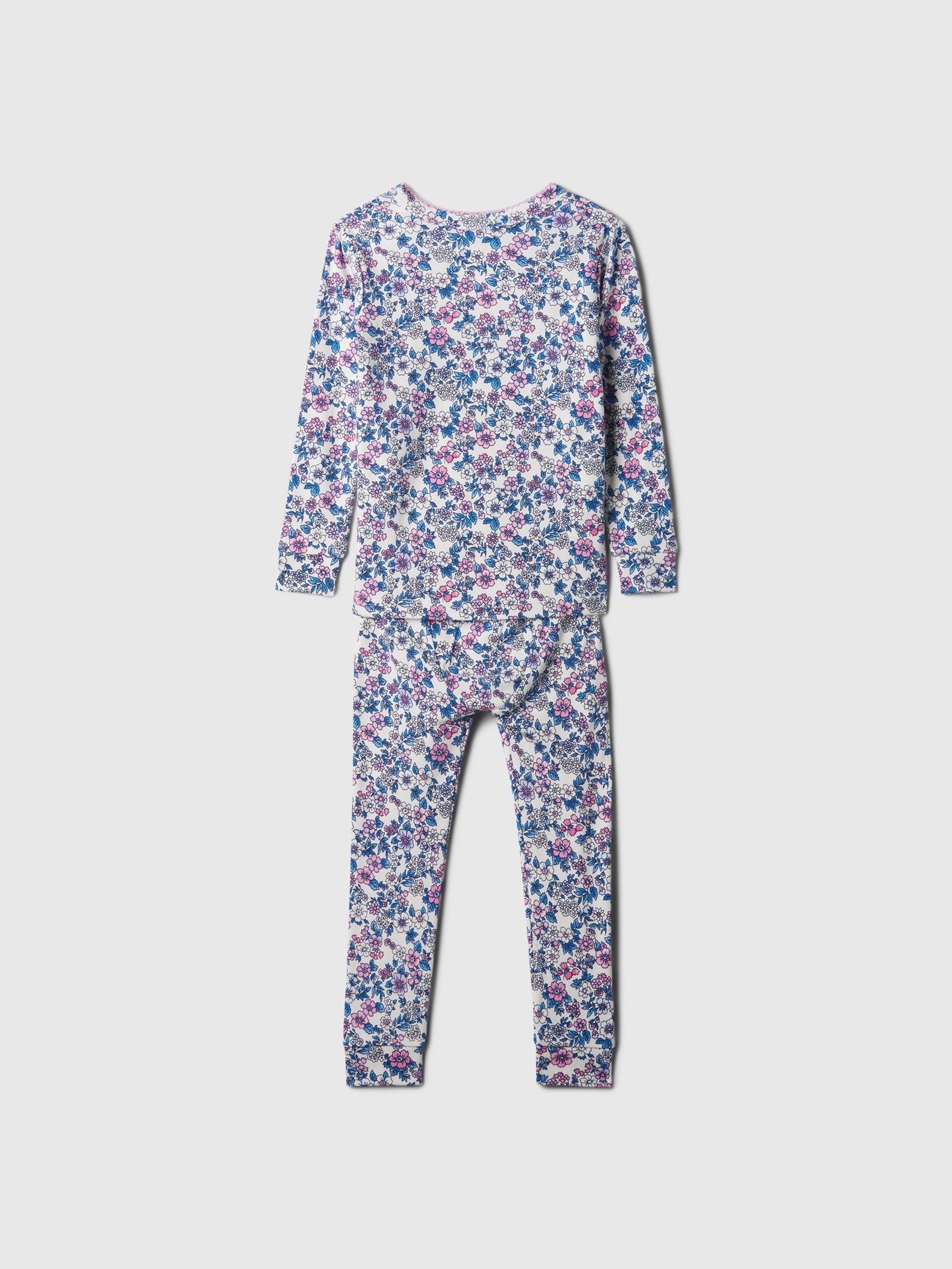 Blue Organic Cotton Long Sleeve Pyjama Set (12mths-5yrs) - Image 2 of 2