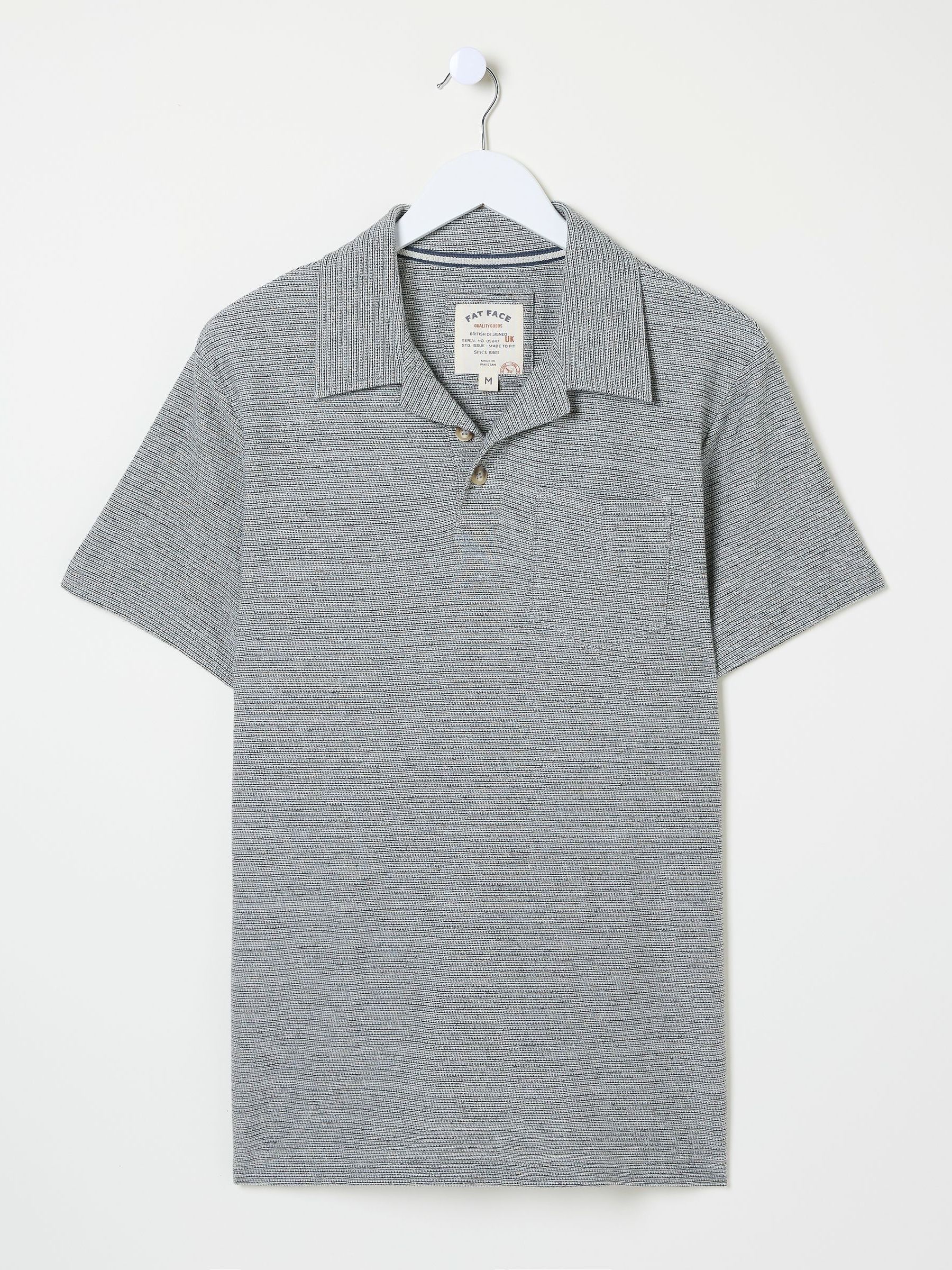 Grey Southwick Textured Polo Shirt - Image 5 of 5