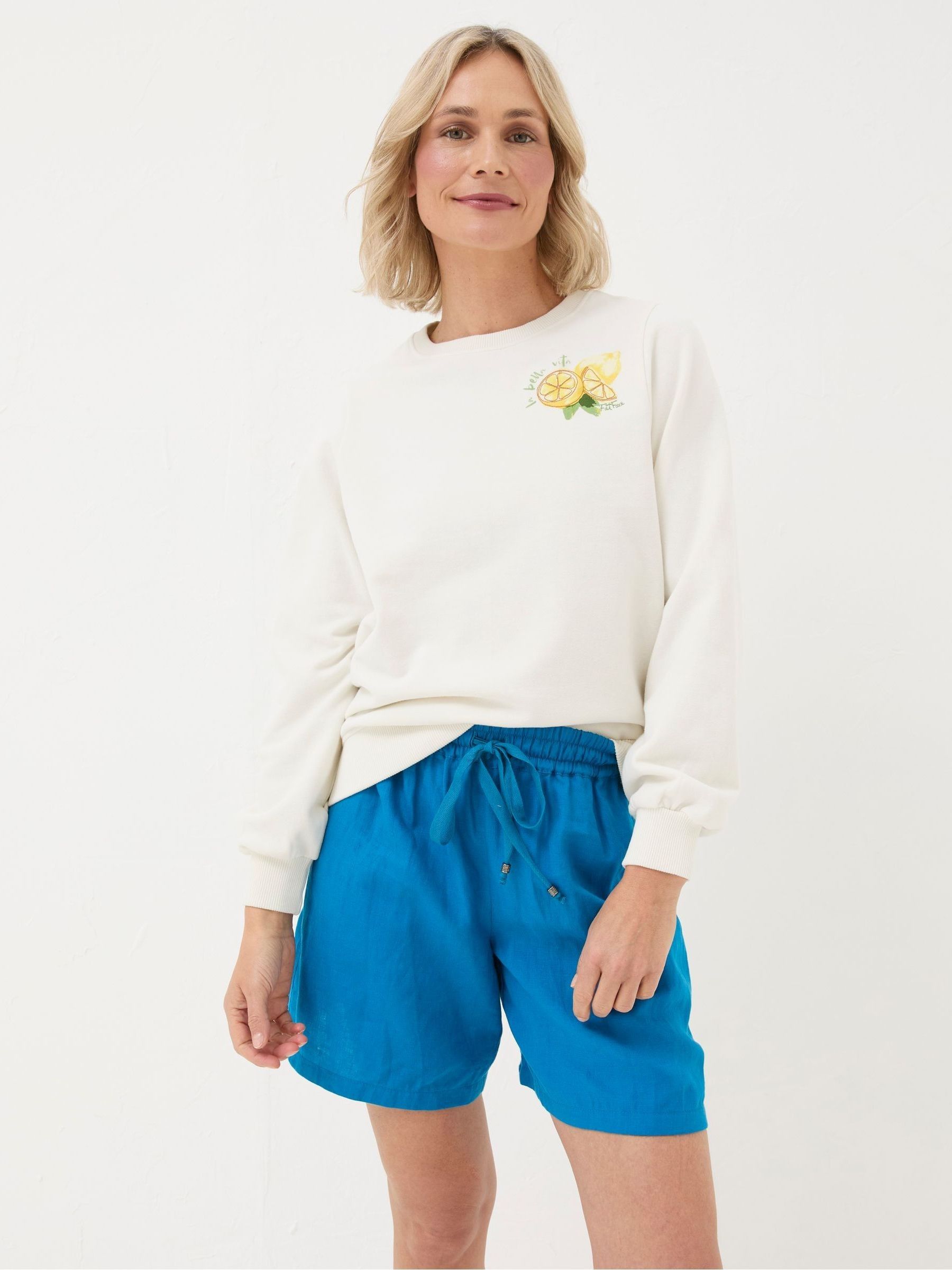 Eve Natural Lemons Crew Sweatshirt - Image 1 of 6