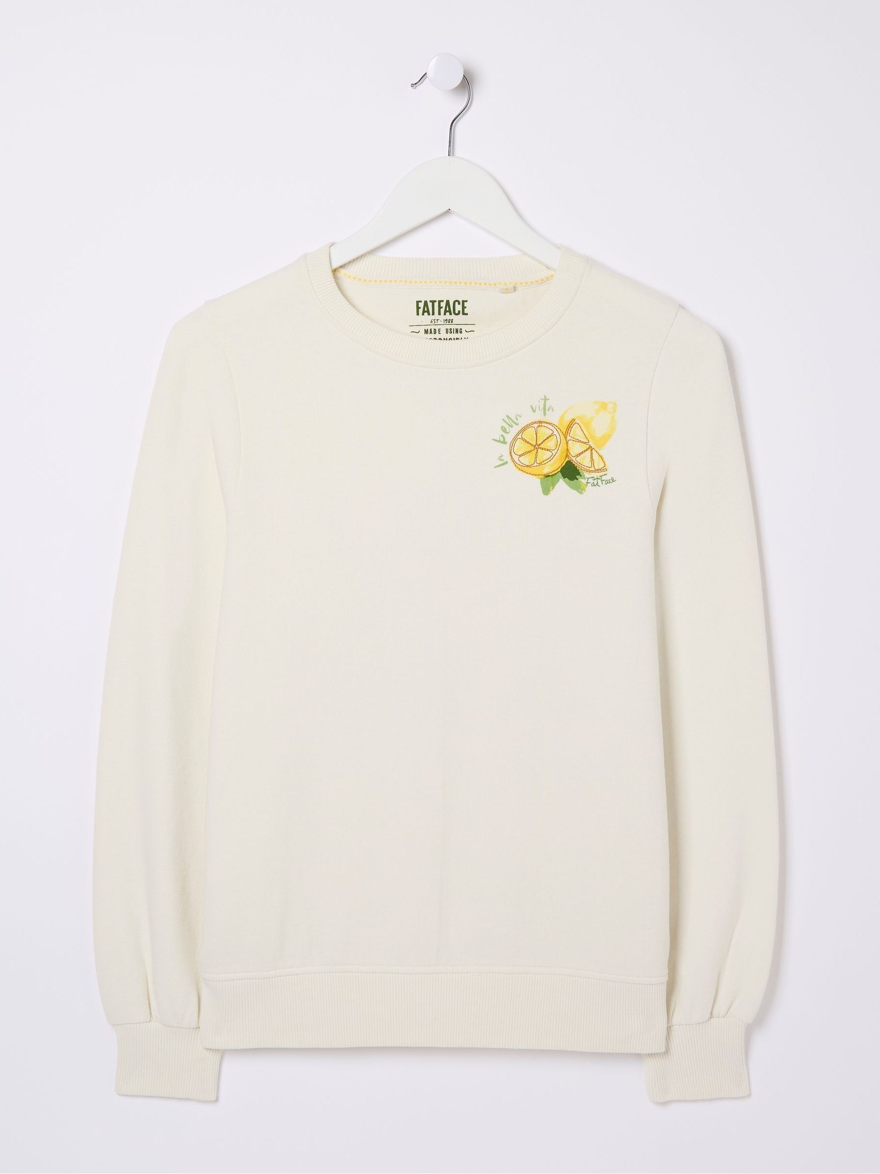 Eve Natural Lemons Crew Sweatshirt - Image 5 of 6