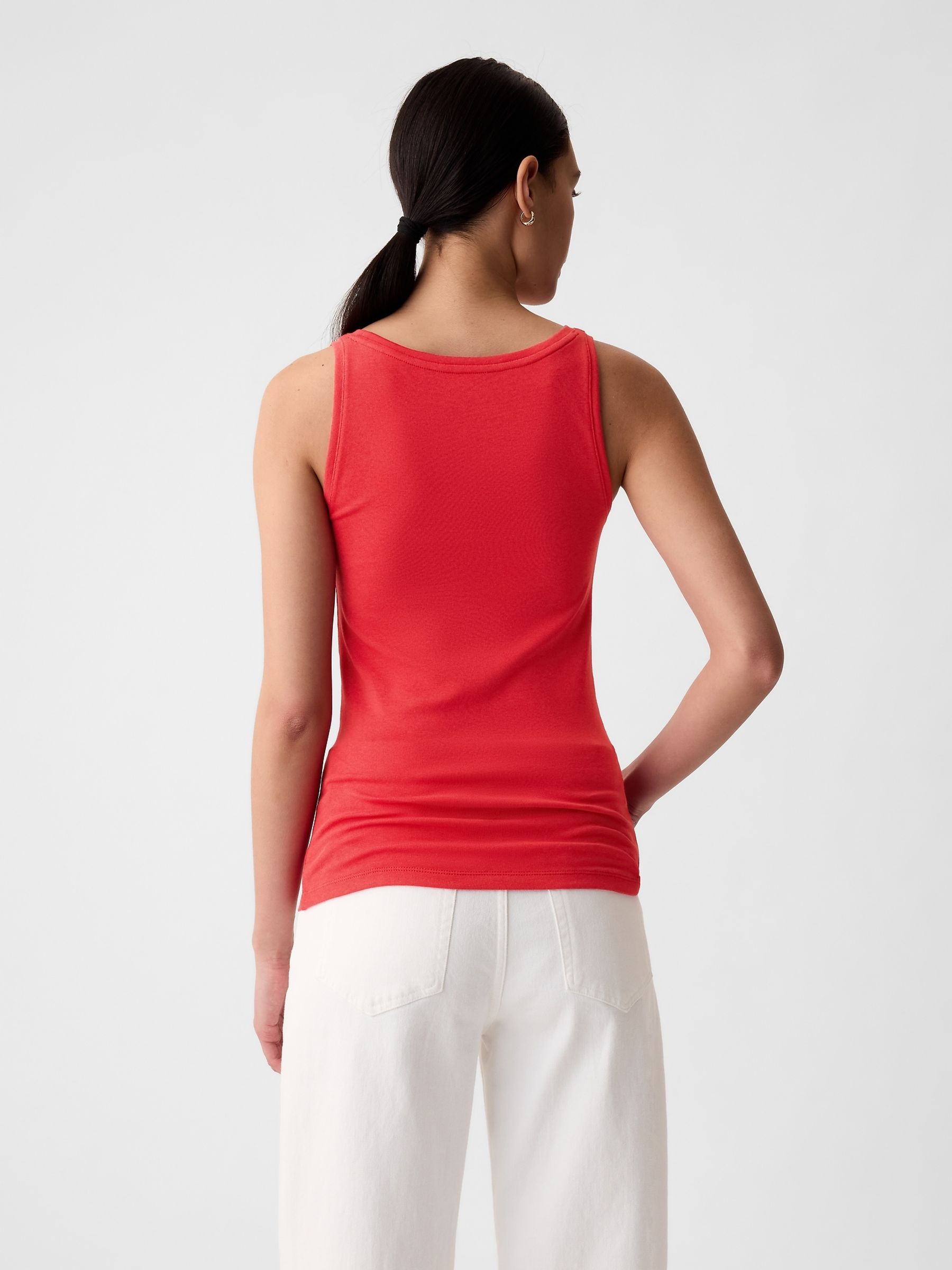 Red Modern Tank Top - Image 2 of 4