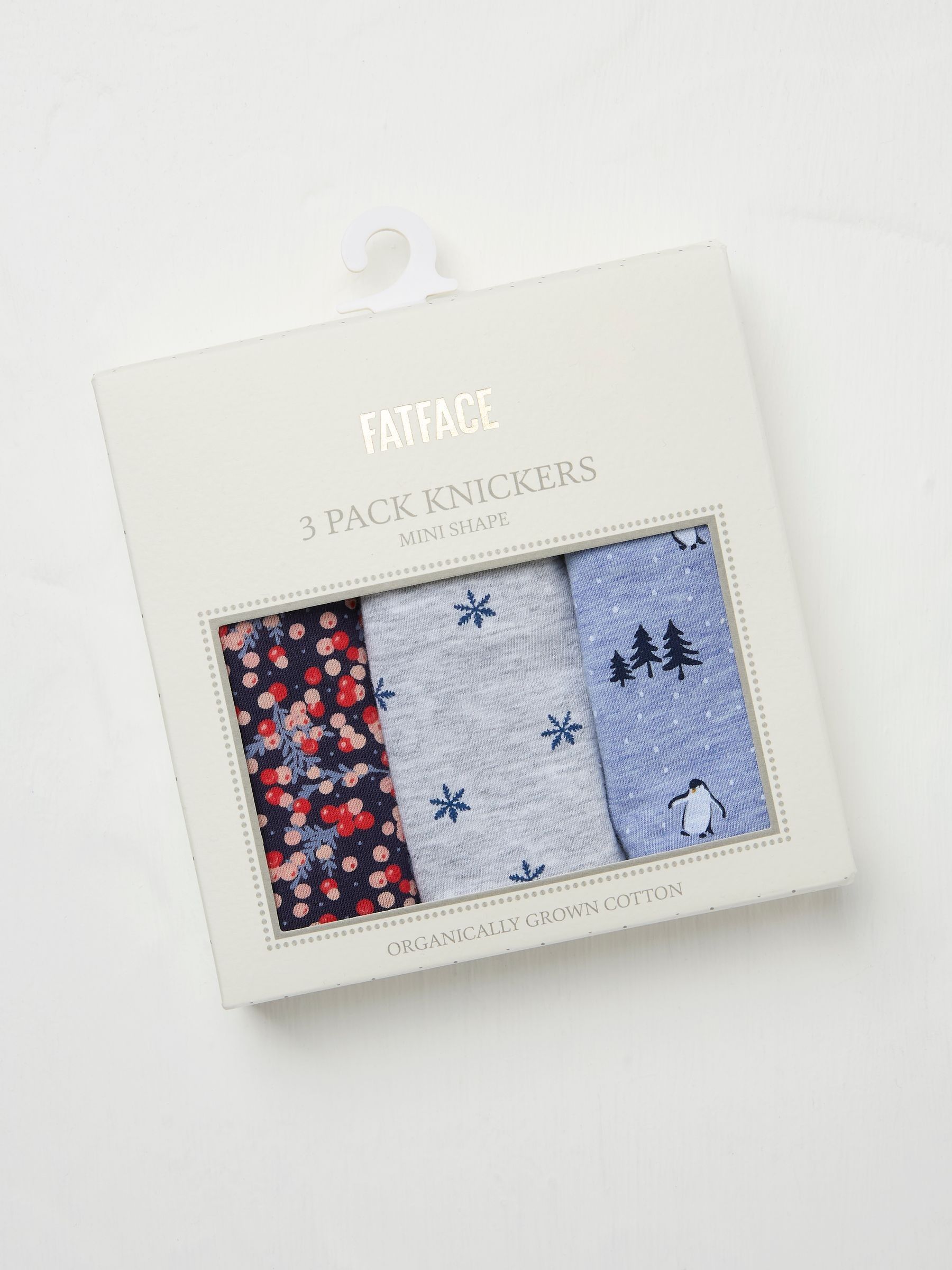 Multi 3 Pack Festive Mini Knickers - Image 2 of 2