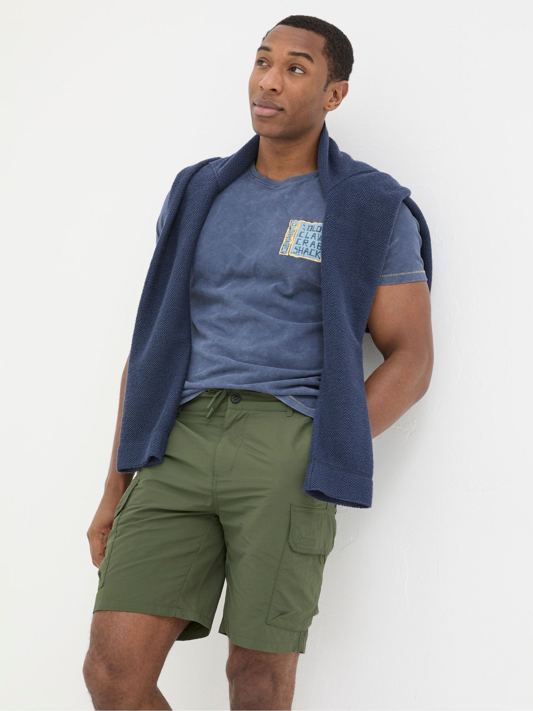 Green Snowdon Hybrid Cargo Shorts - Image 1 of 4