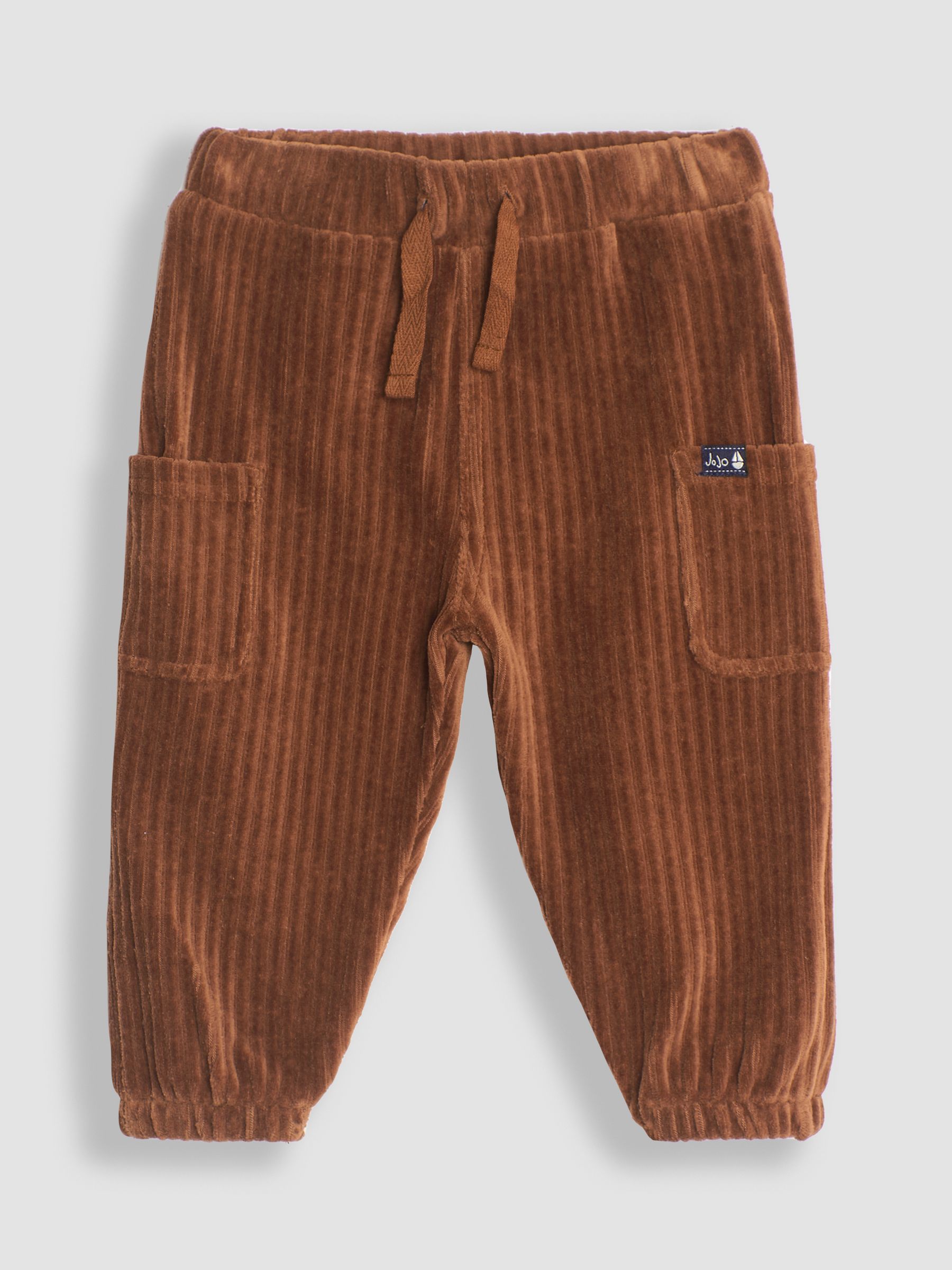Khaki Green Tiger Tiger Print Sweatshirt & Velour Cargo Jogger Set - Image 4 of 5