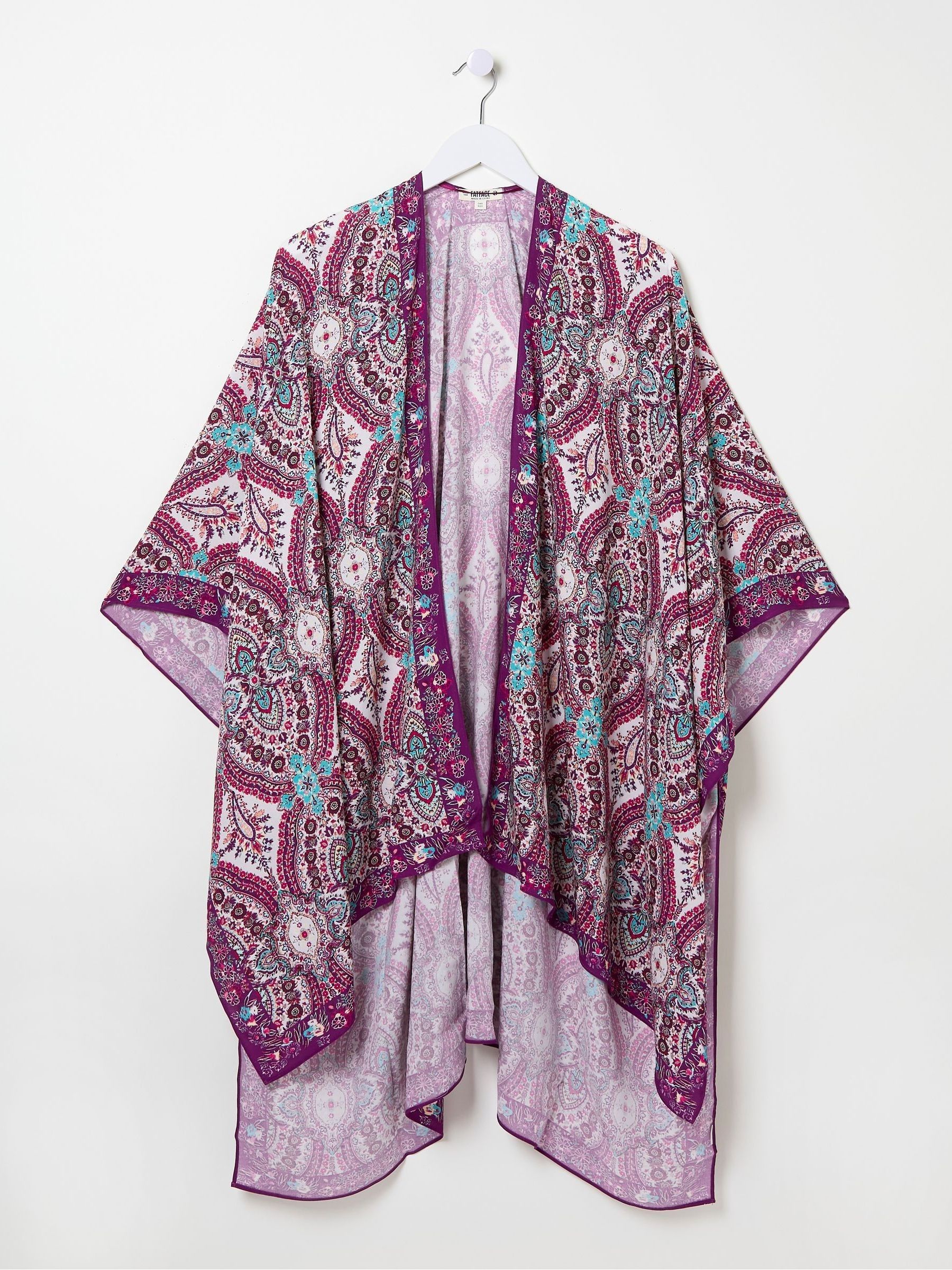 Haveli Multi Hues Short Kimono - Image 5 of 5 Haveli Multi Hues Short Kimono - Image 5 of 5