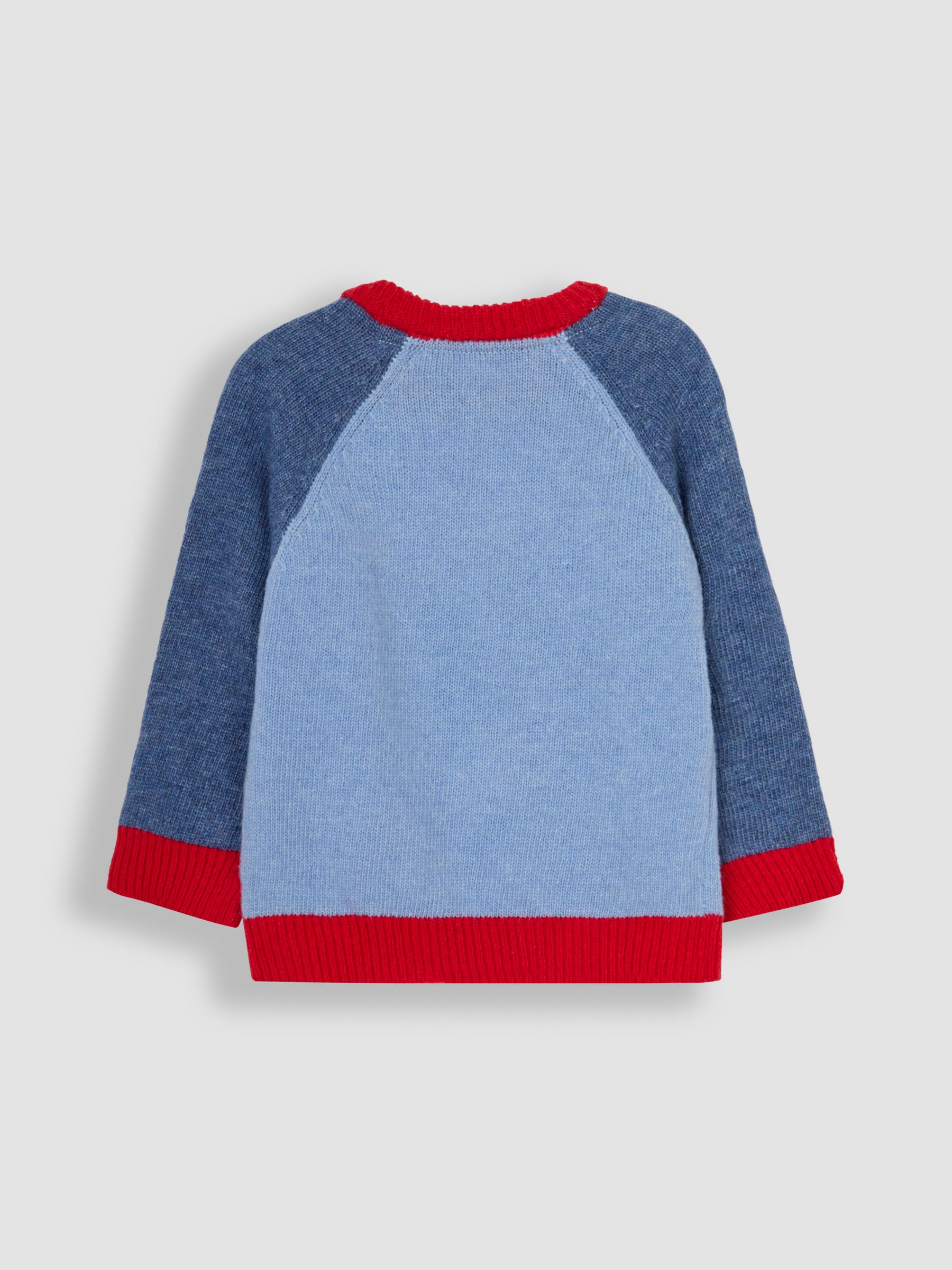 Blue Puffin Button Detail Jumper - Image 2 of 3