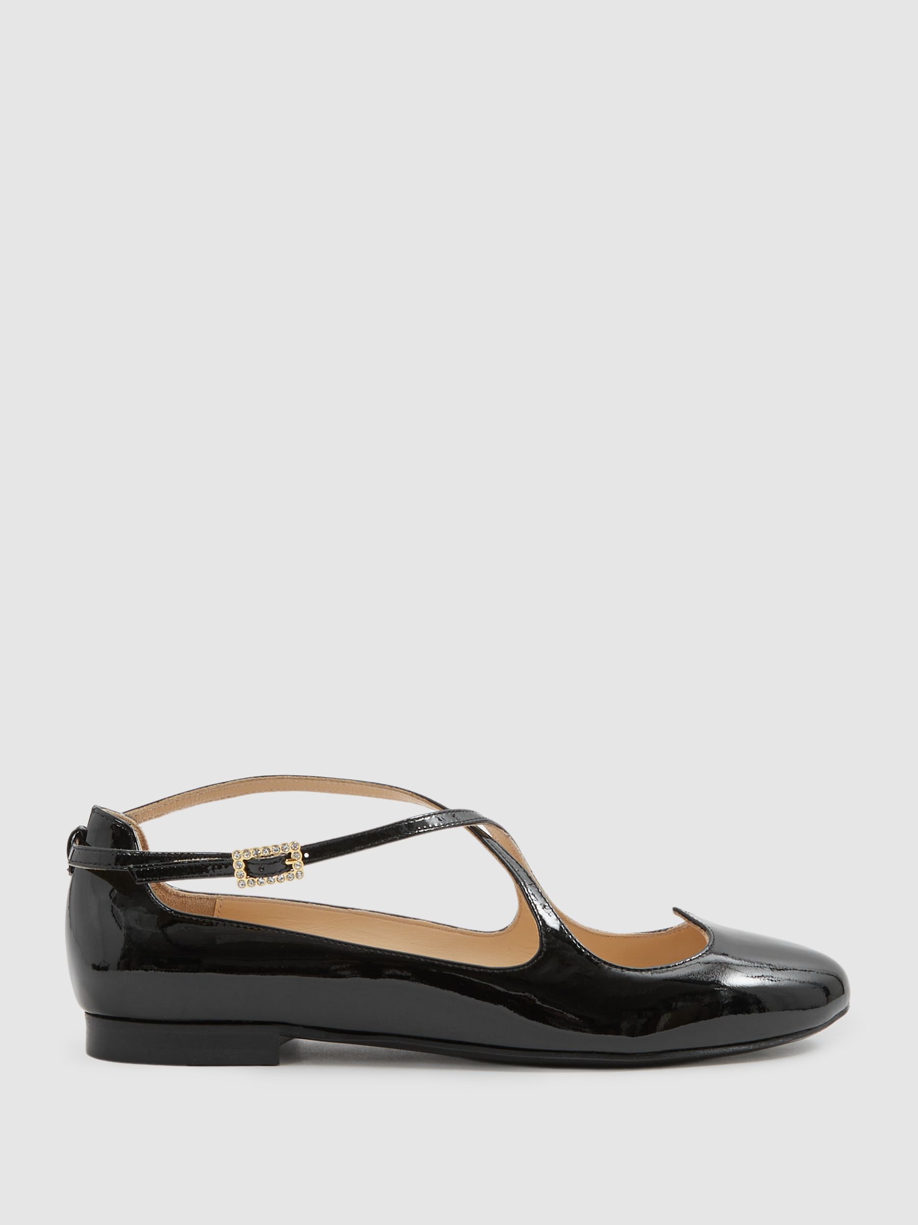 Camilla Elphick Lover Flats in Black - Image 1 of 1