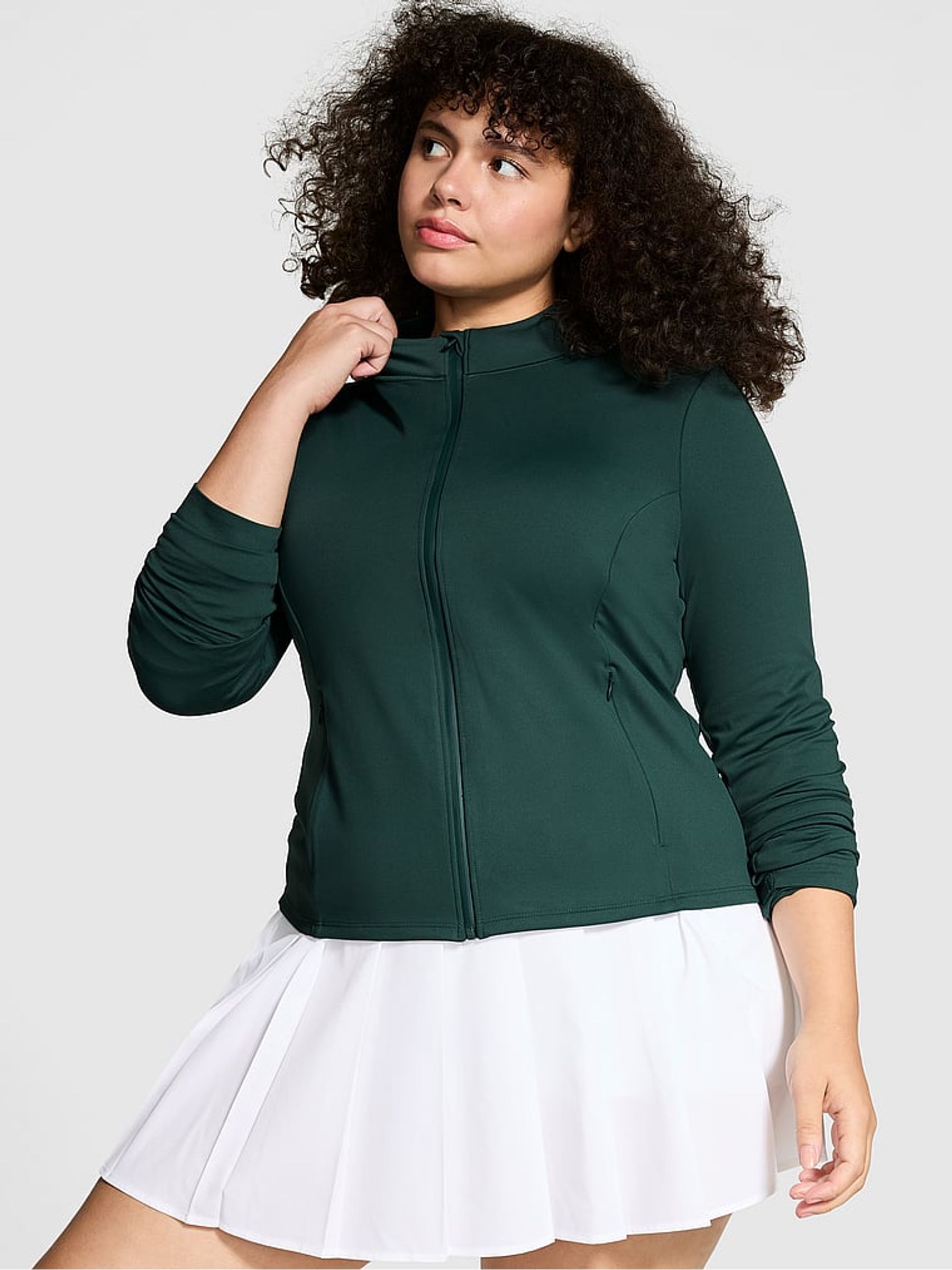 Deep Forest Green Relay Sports Full Zip Jacket - Image 2 of 3