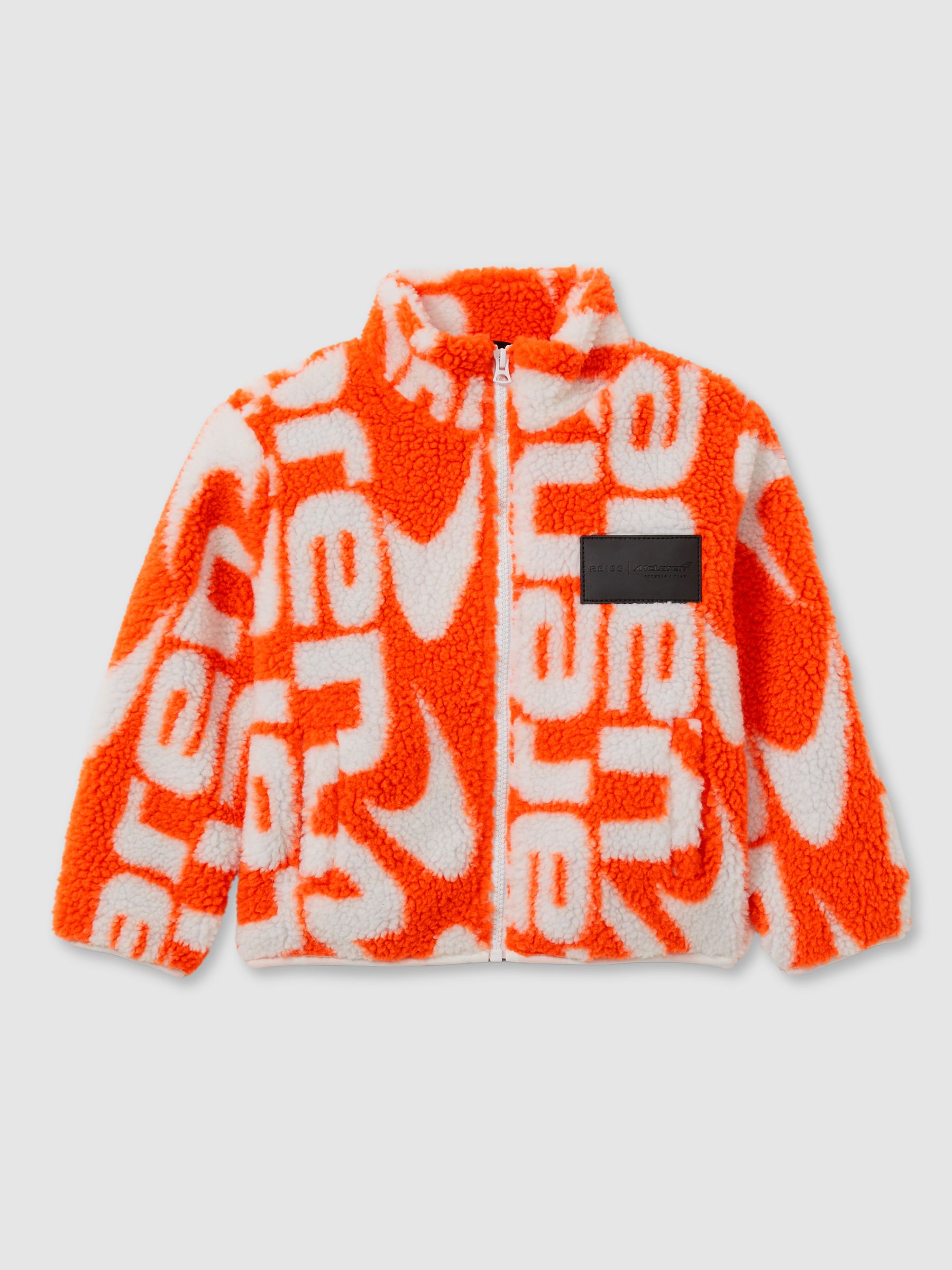 9-13 yrs McLaren F1 Zip-Through Fleece Jacket in Papaya - Image 2 of 6