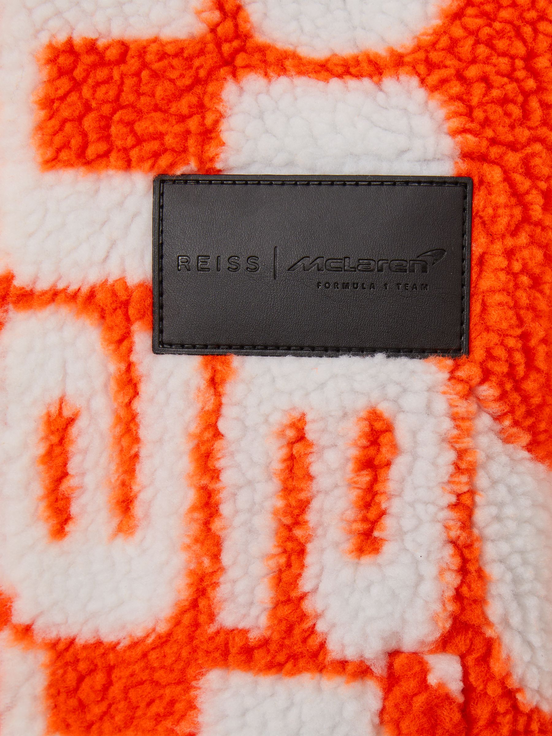 9-13 yrs McLaren F1 Zip-Through Fleece Jacket in Papaya - Image 6 of 6