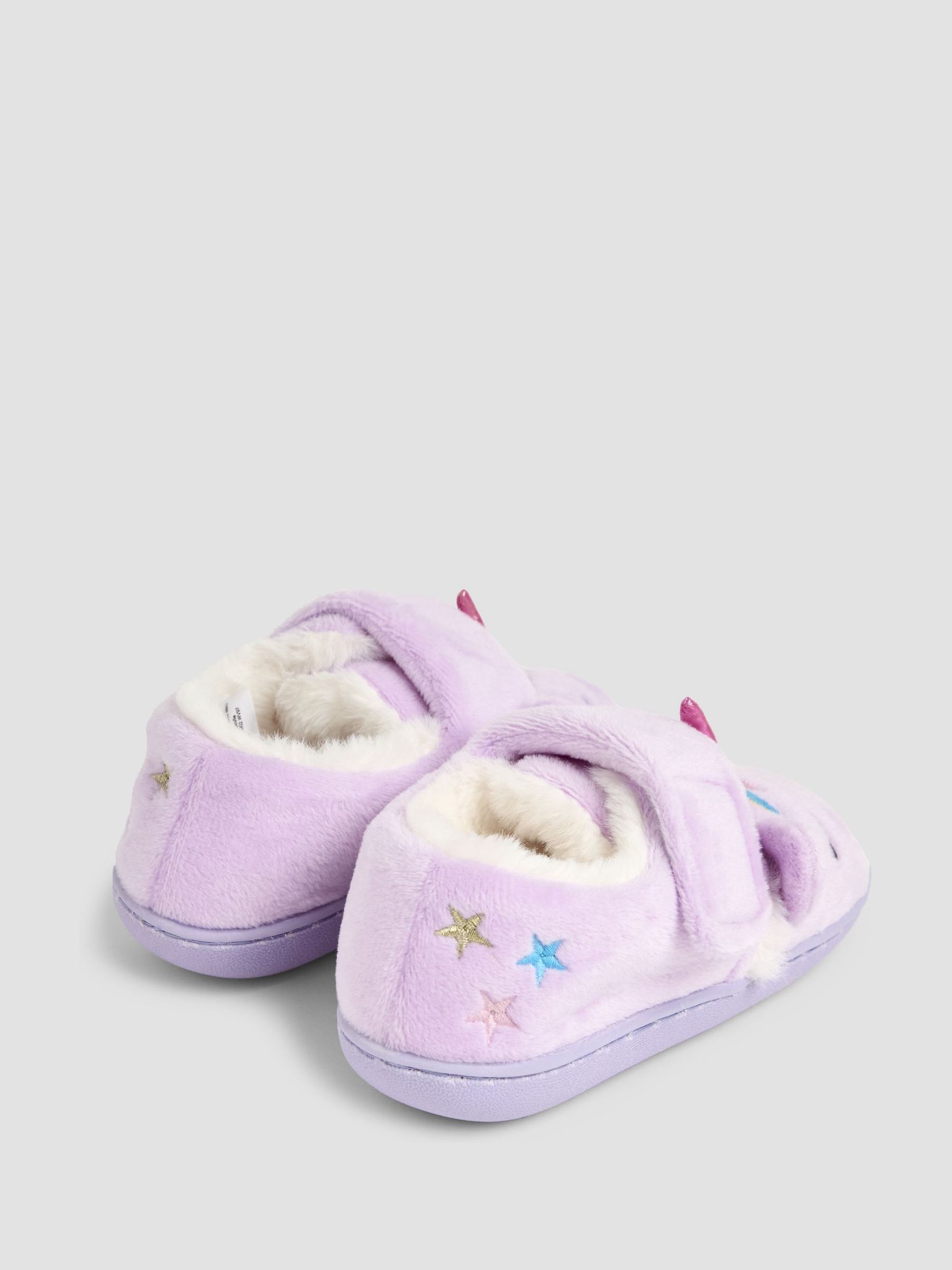 Lilac Unicorn Slippers Shoes - Image 2 of 4