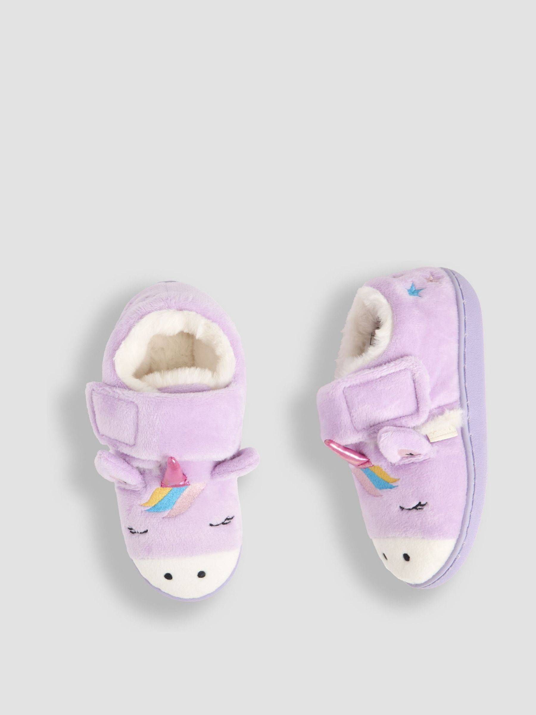 Lilac Unicorn Slippers Shoes - Image 3 of 4