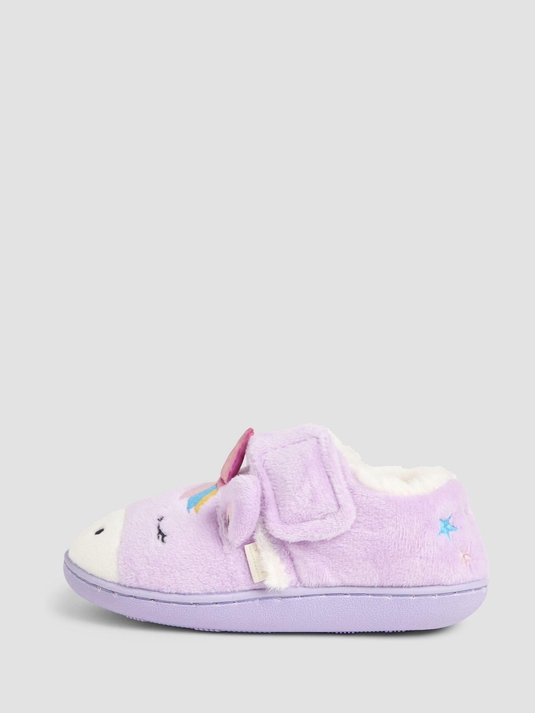 Lilac Unicorn Slippers Shoes - Image 4 of 4