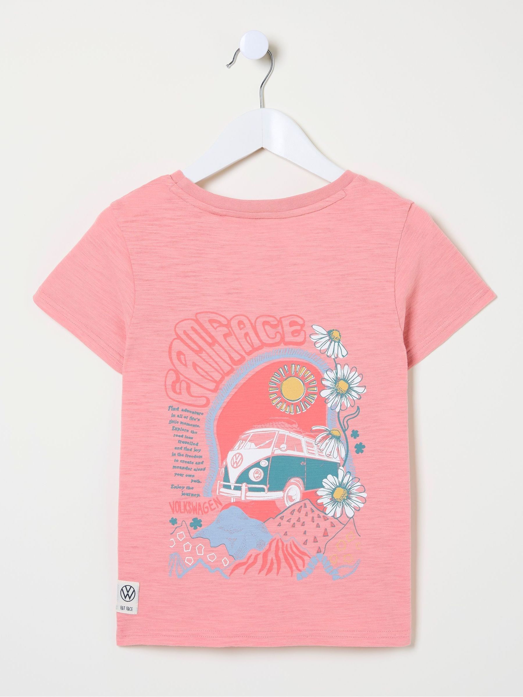 Pink VW Summer Graphic T-Shirt - Image 4 of 5