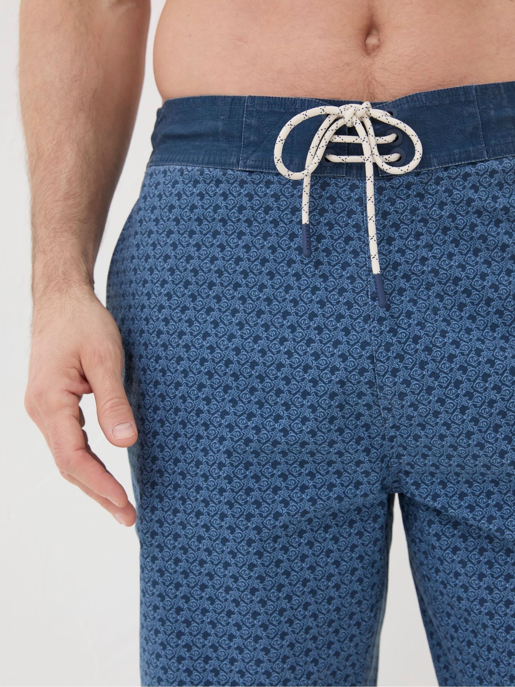 Camber Blue Star Fish Swim Shorts - Image 3 of 5
