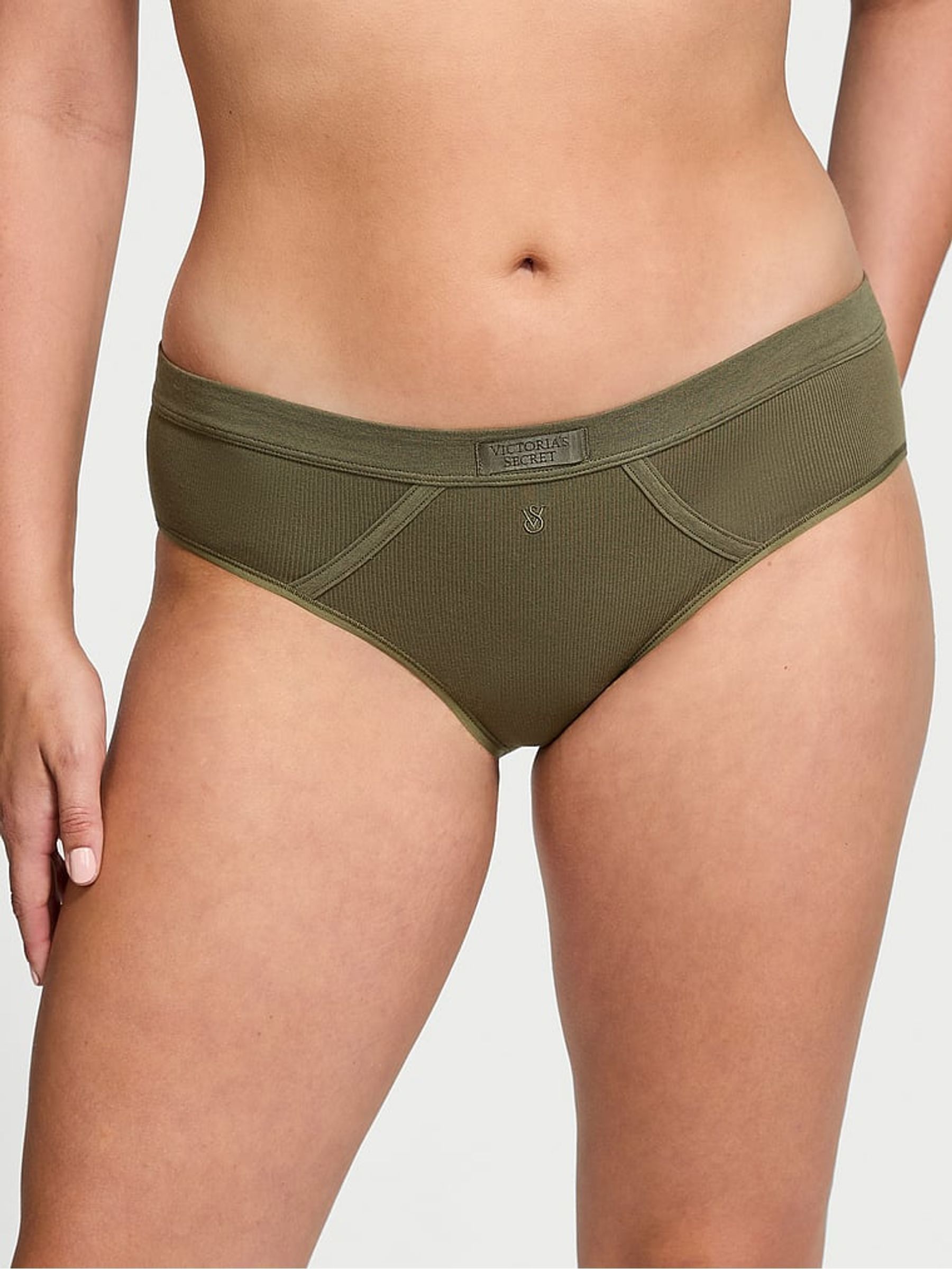 Casual Olive Green Hipster Knickers - Image 1 of 3