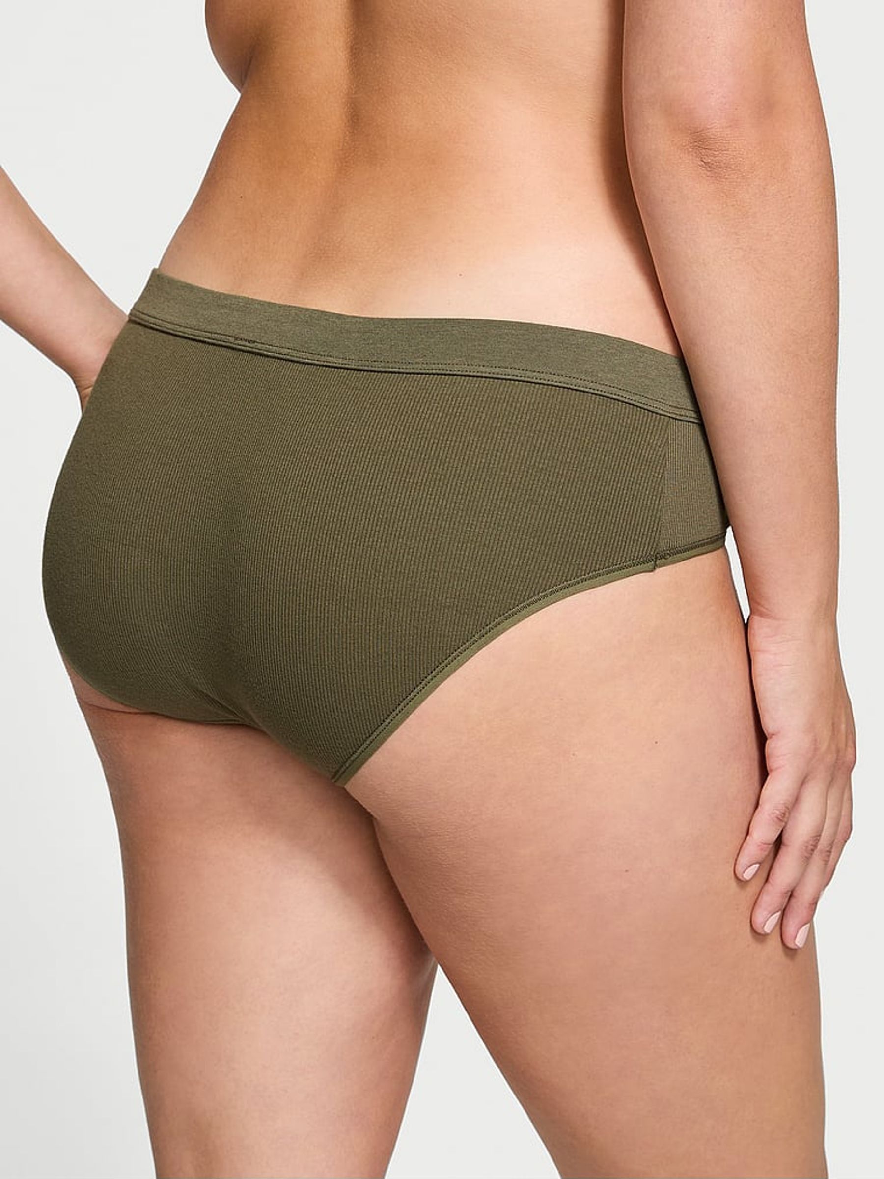 Casual Olive Green Hipster Knickers - Image 2 of 3