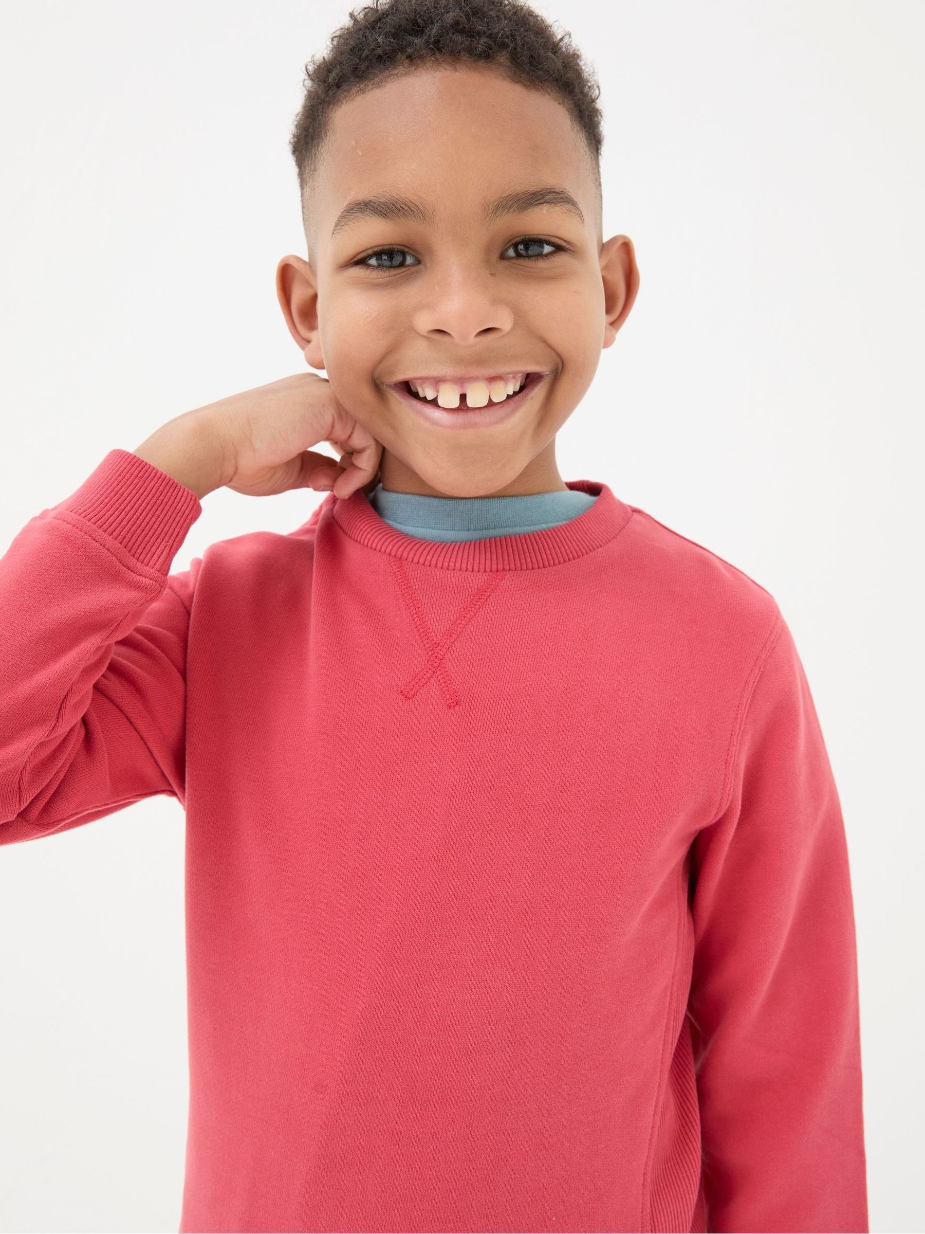 Enborne Red Crew Sweatshirt - Image 3 of 4