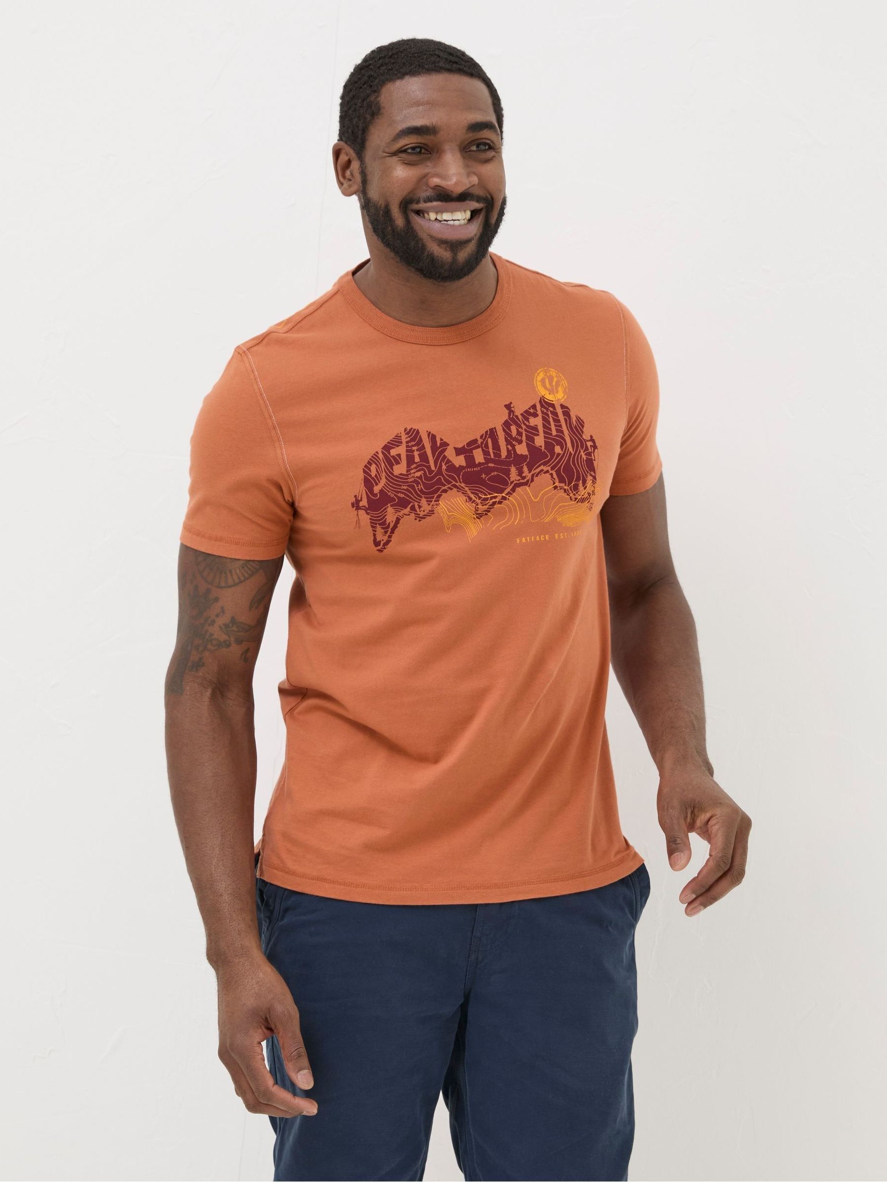 Orange Peak To Peak T-Shirt - Image 1 of 6