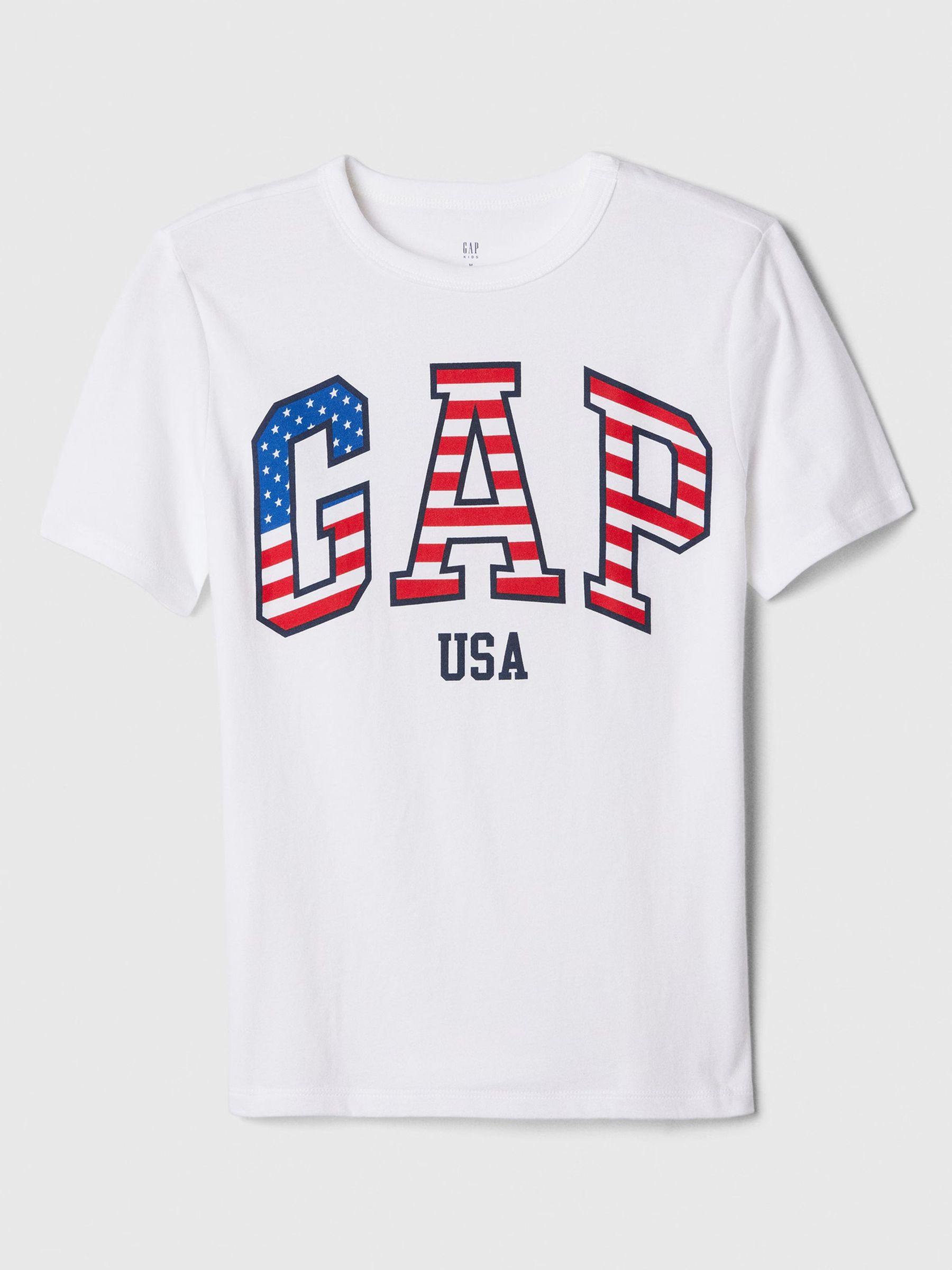 White Logo Graphic Short Sleeve Crew Neck T-Shirt (4-13yrs) - Image 1 of 2
