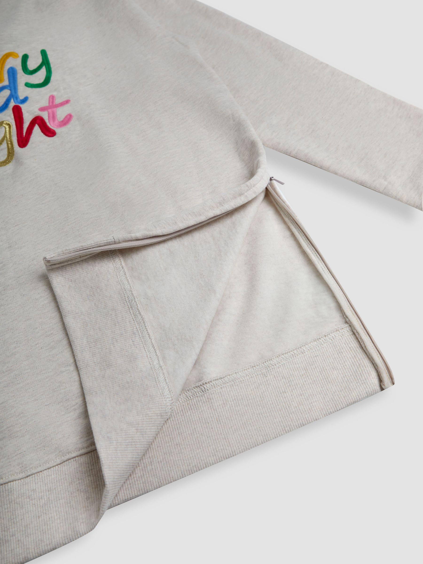 Cream Maternity Merry And Bright Sweatshirt - Image 5 of 5