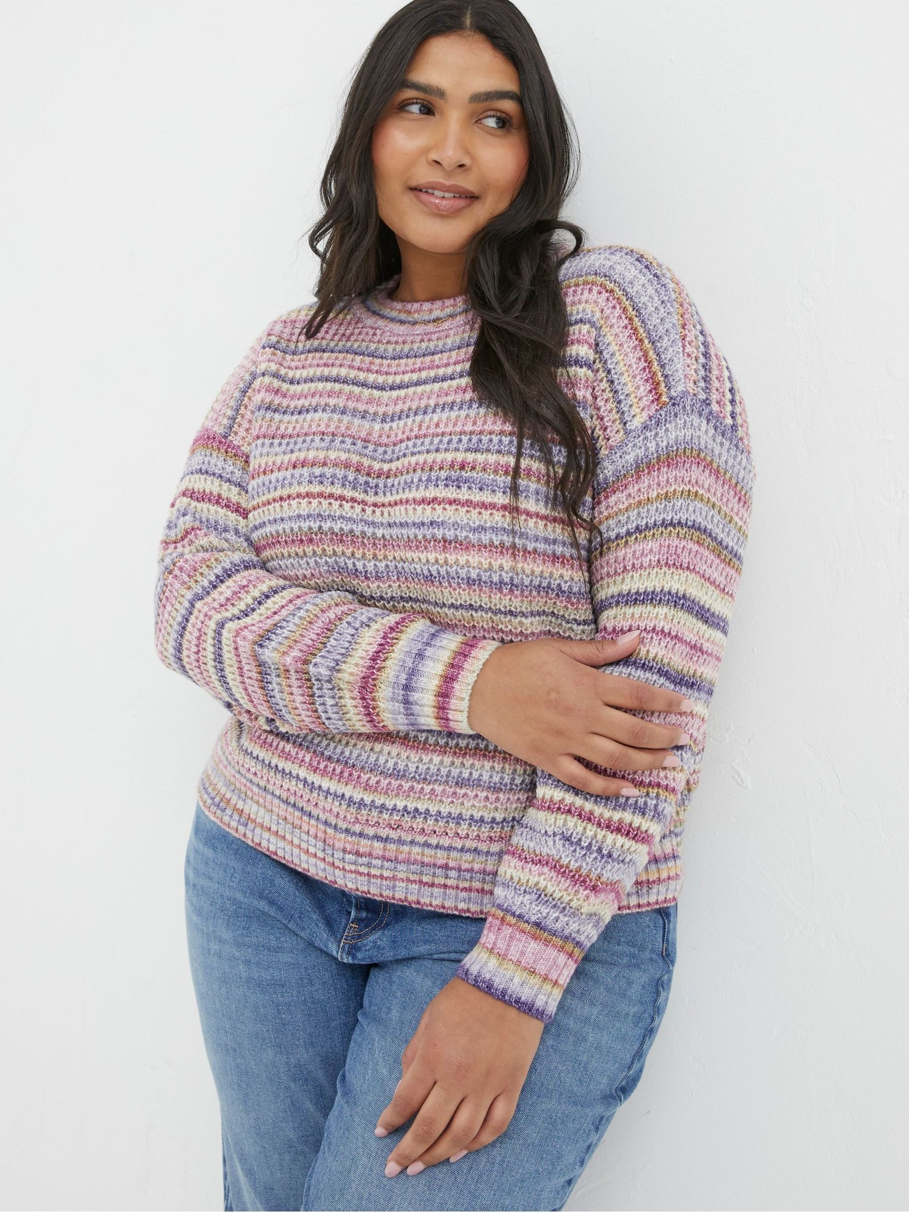 Camille Multi Stripe Jumper - Image 3 of 4
