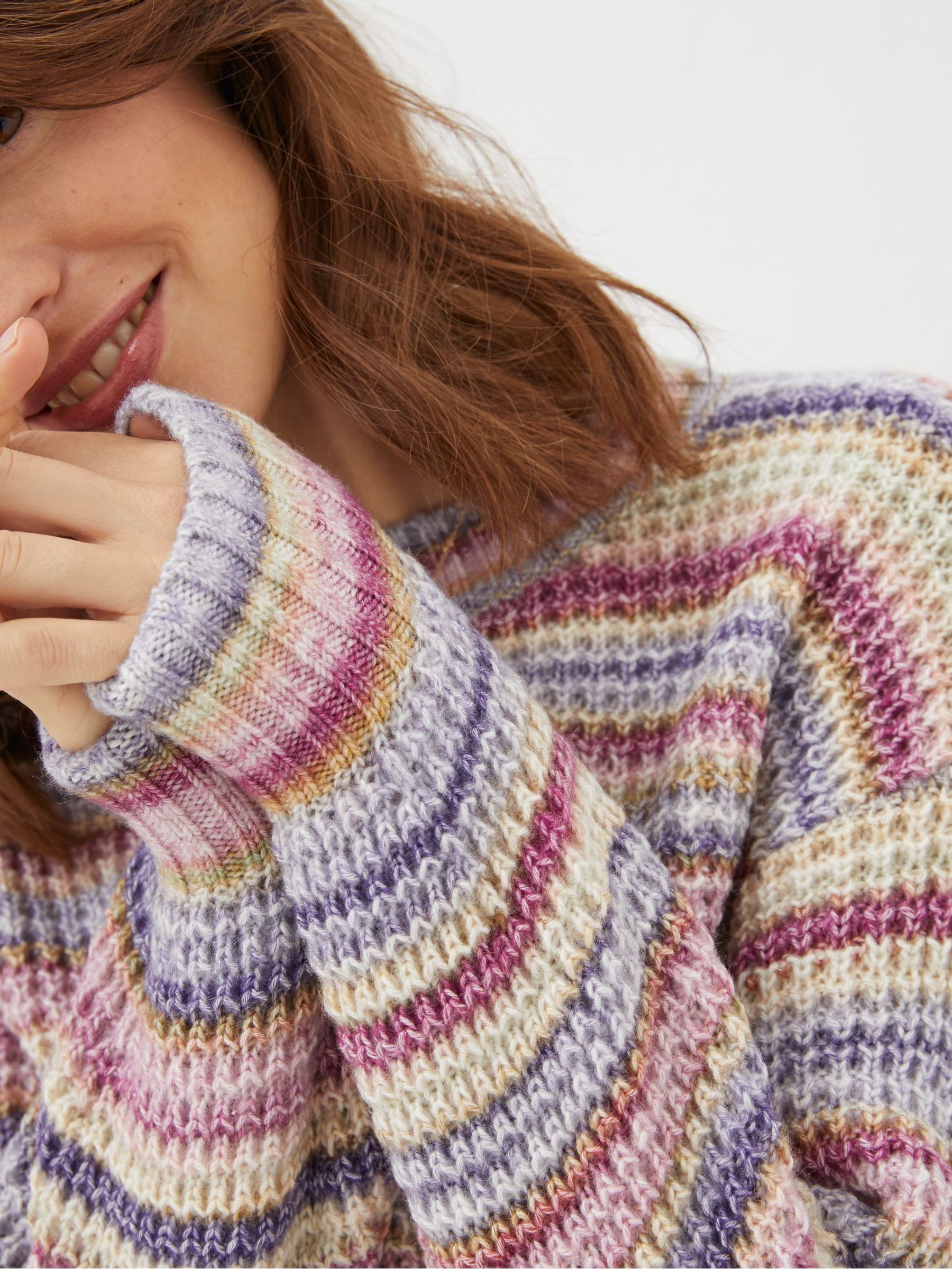 Camille Multi Stripe Jumper - Image 4 of 4