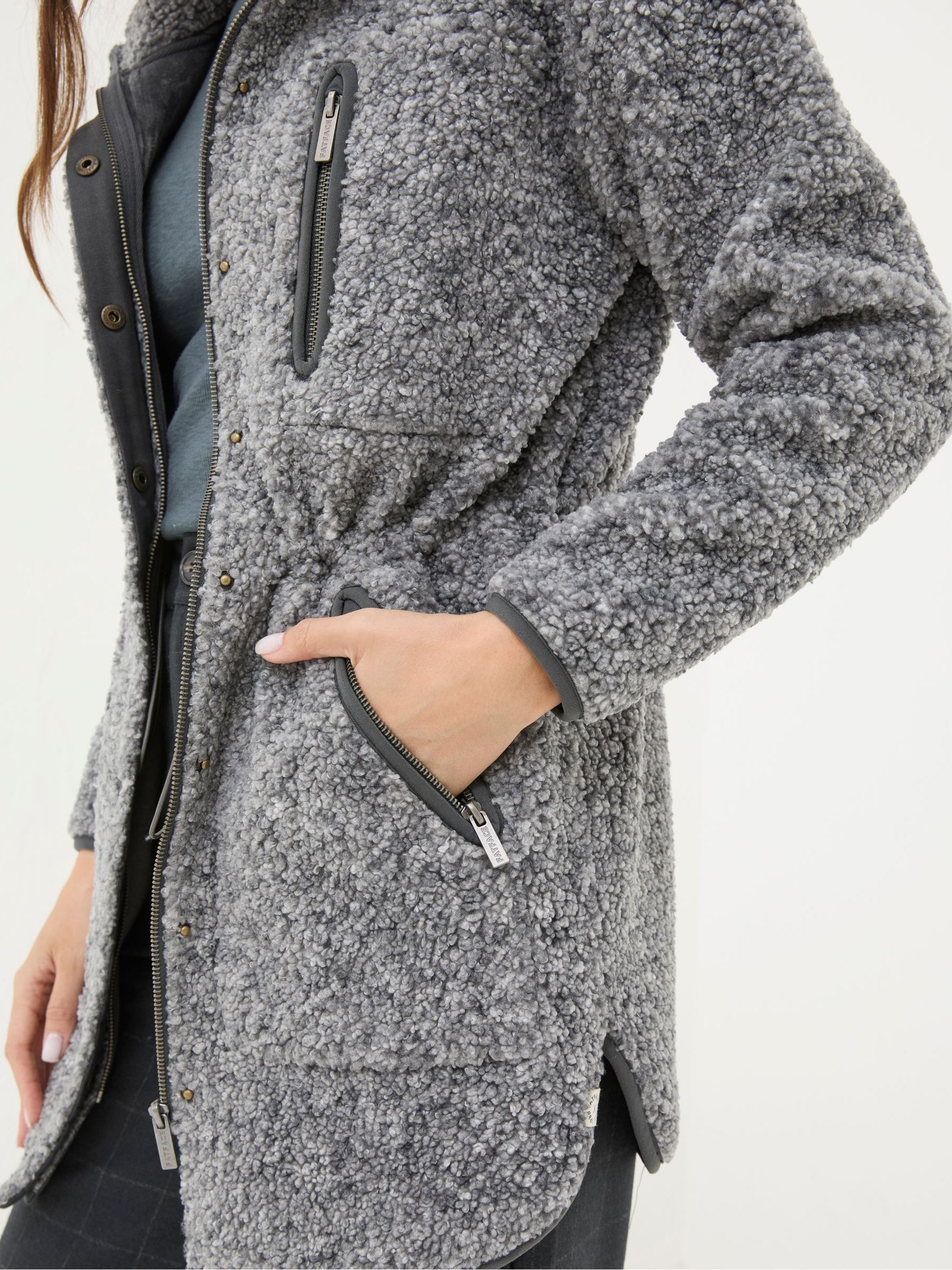 Hadley Grey Fleece Jacket - Image 5 of 7