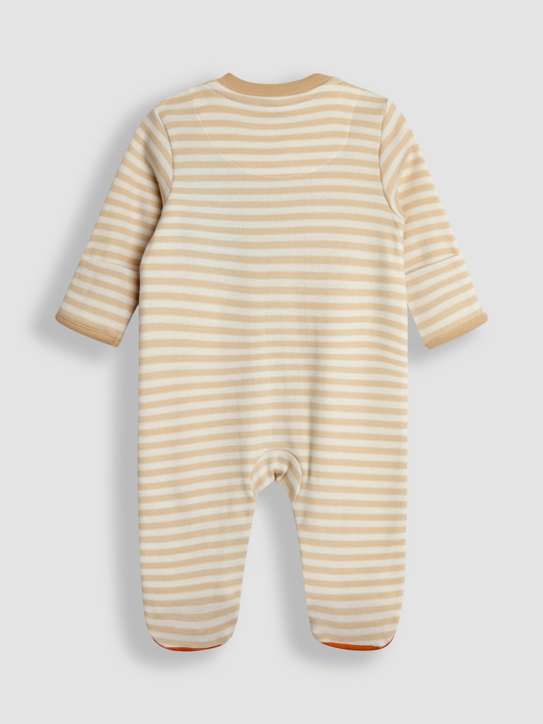 Natural Cotton Woodland Friends Appliqué Sleepsuit - Image 2 of 3